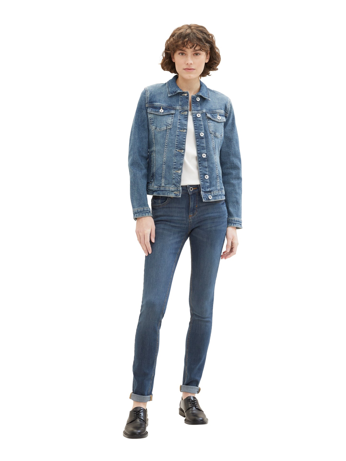 Jeansjacke mit recycelter Baumwolle