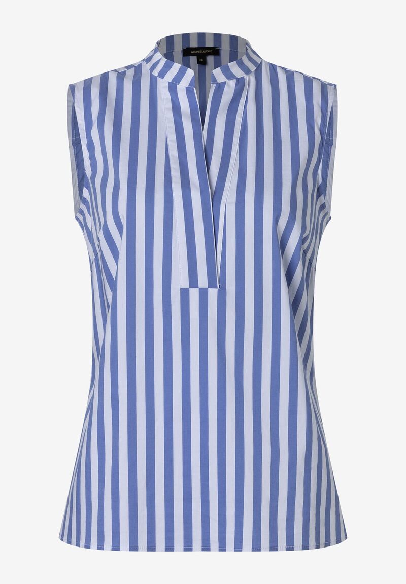 Streifenbluse ärmellos Sommer-Kollektion