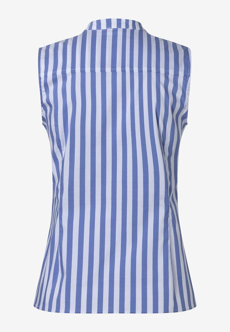 Streifenbluse ärmellos Sommer-Kollektion