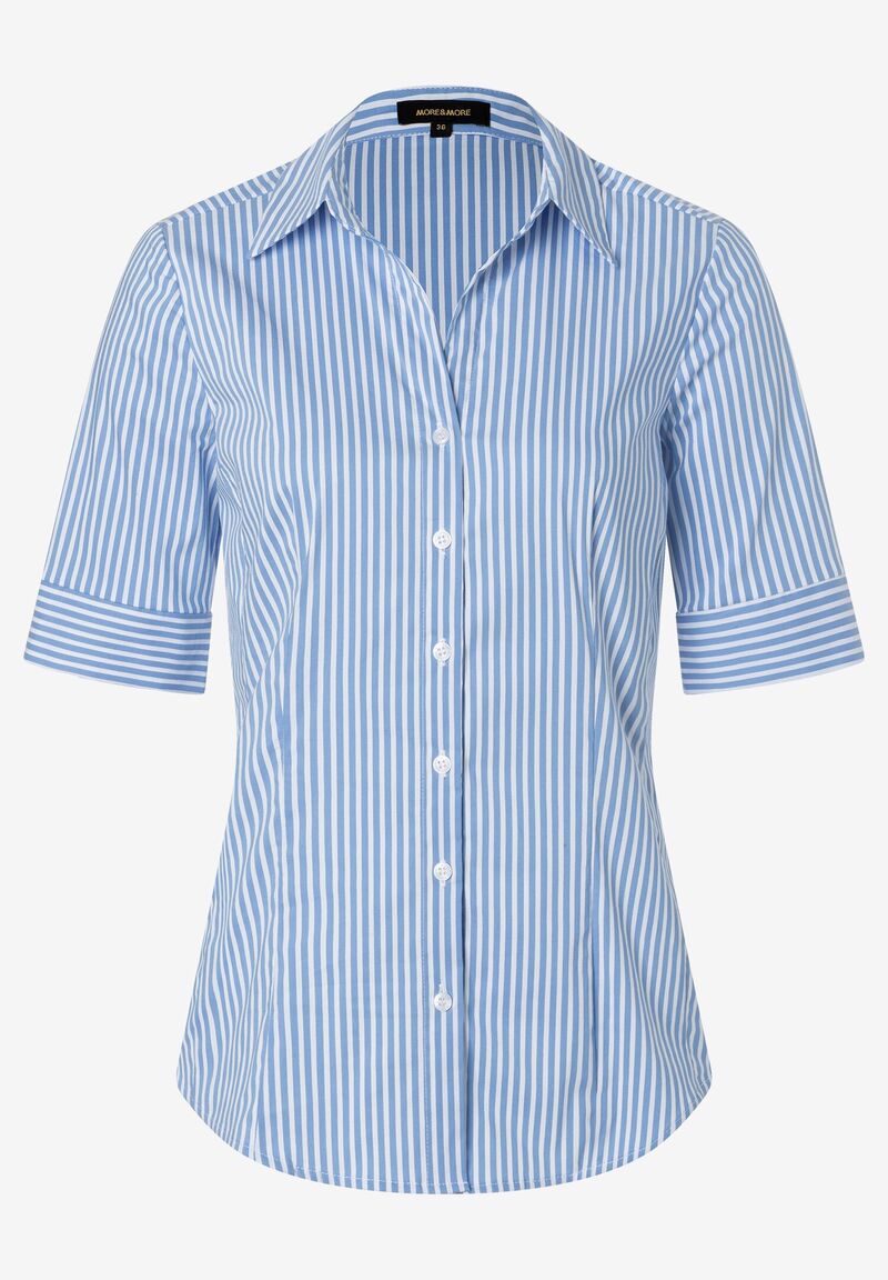Streifenbluse blau/weiß Sommer-Kollektion