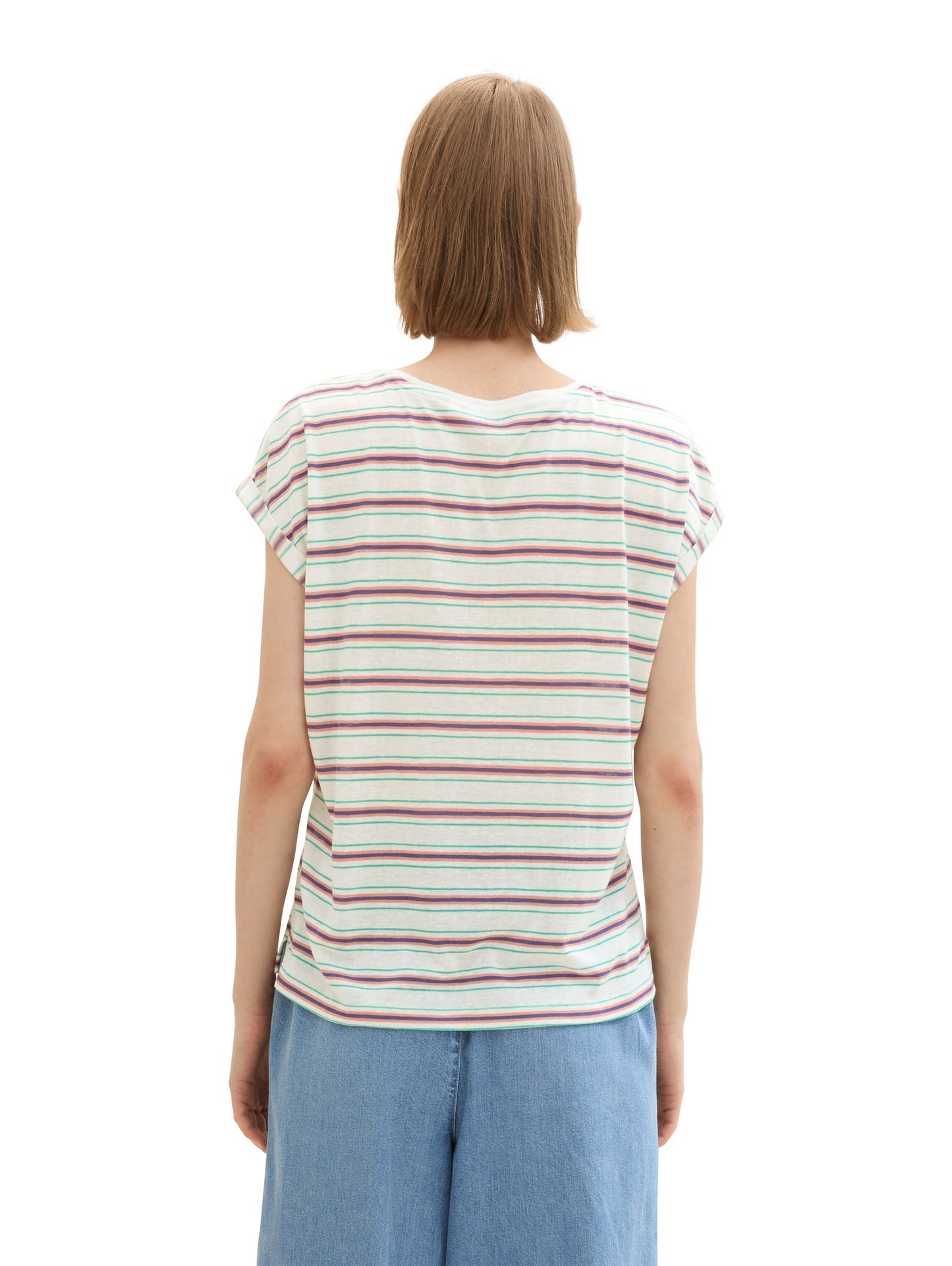 T-Shirt mit Streifenmuster