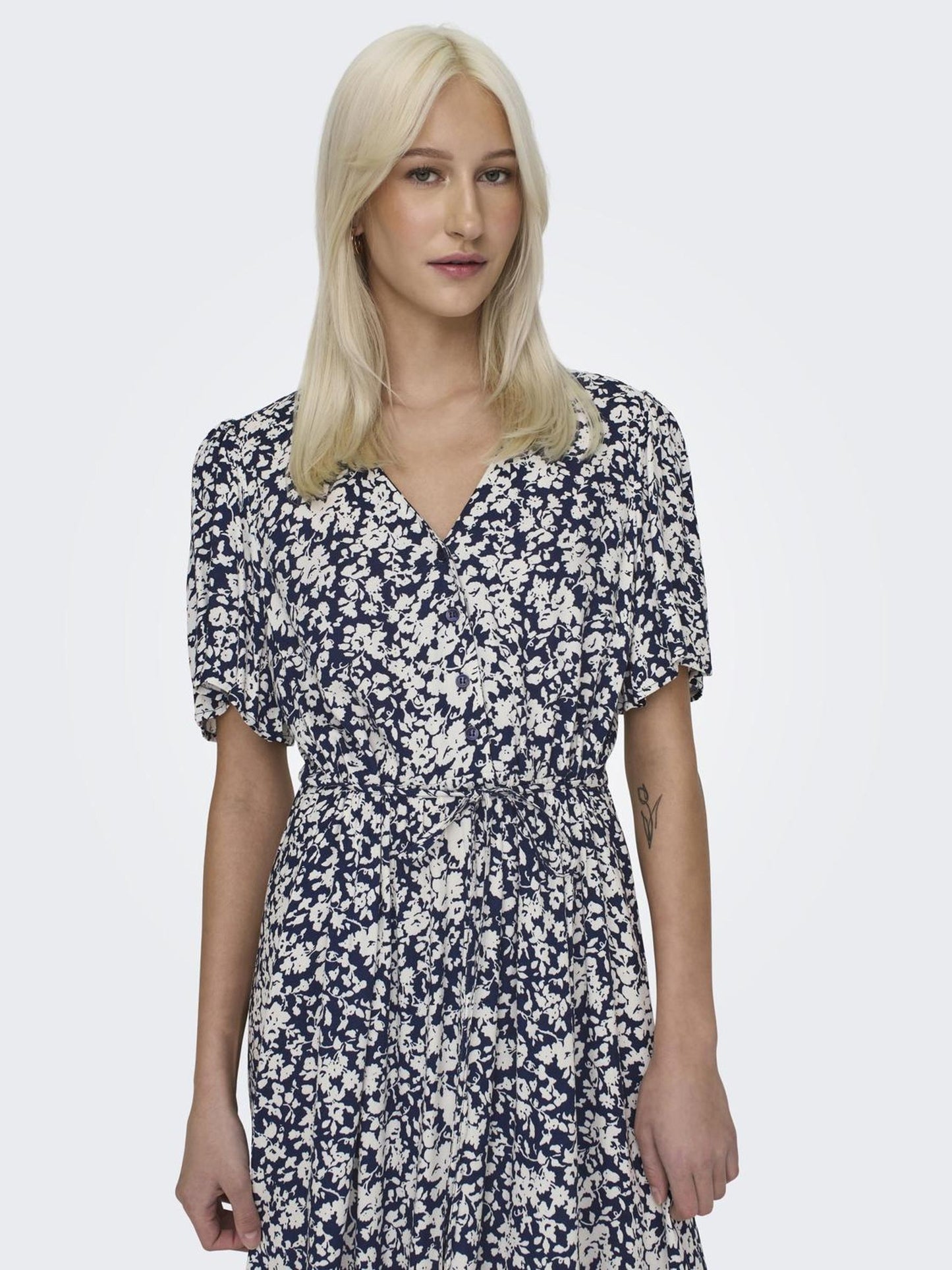 ONLHALIA LIFE S/S MIDI DRESS WVN NOOS