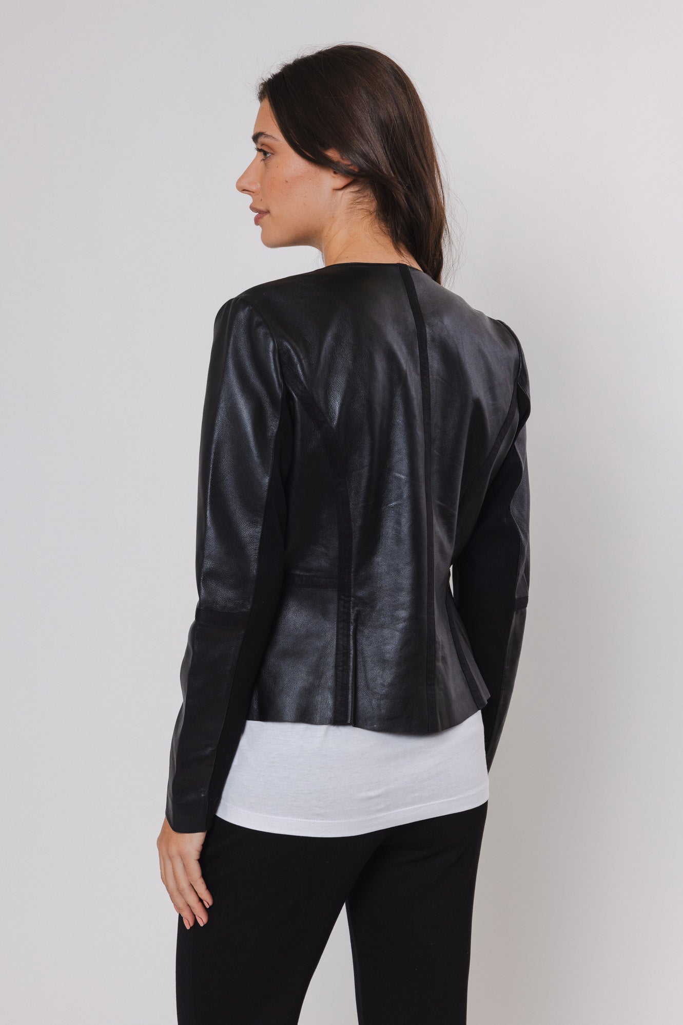Rino&Pelle Jacke Leder FBlack