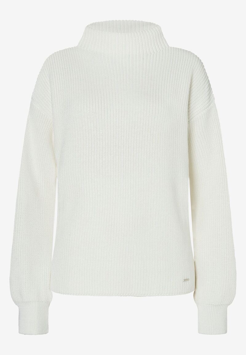 Rippstrick-Pullover schwarz Herbst-Kollektion