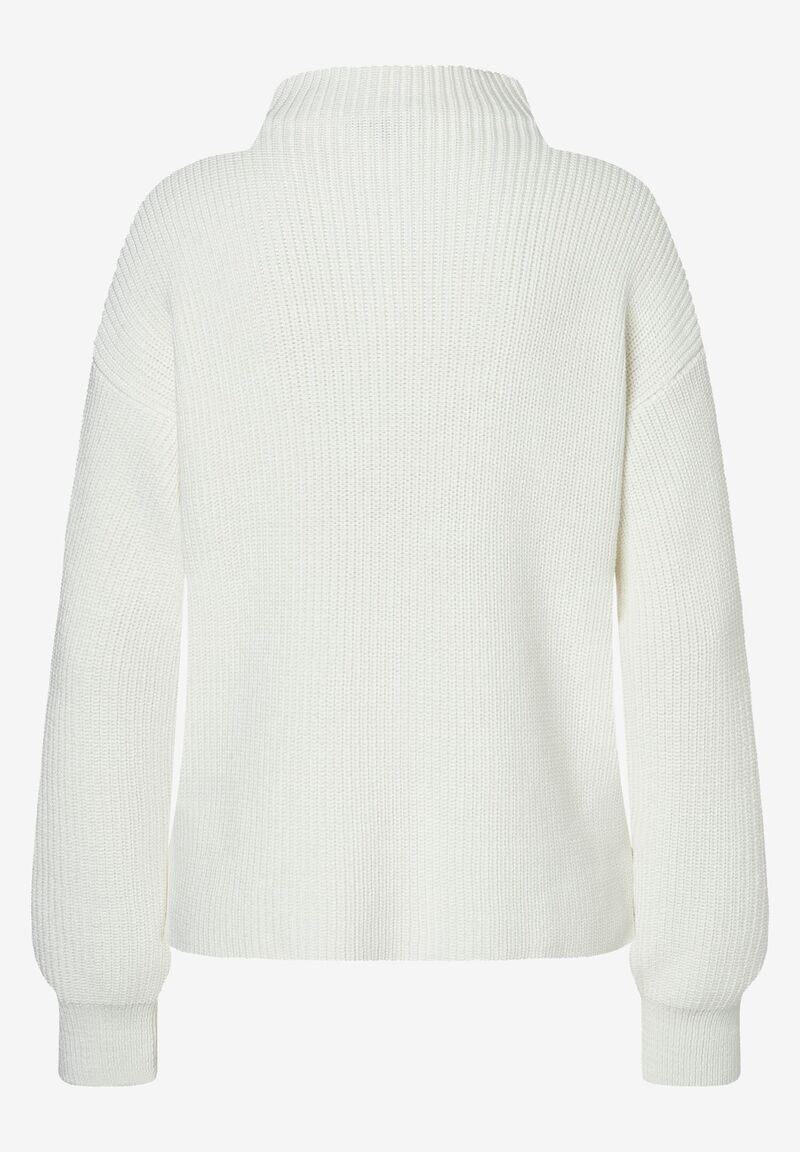 Rippstrick-Pullover schwarz Herbst-Kollektion