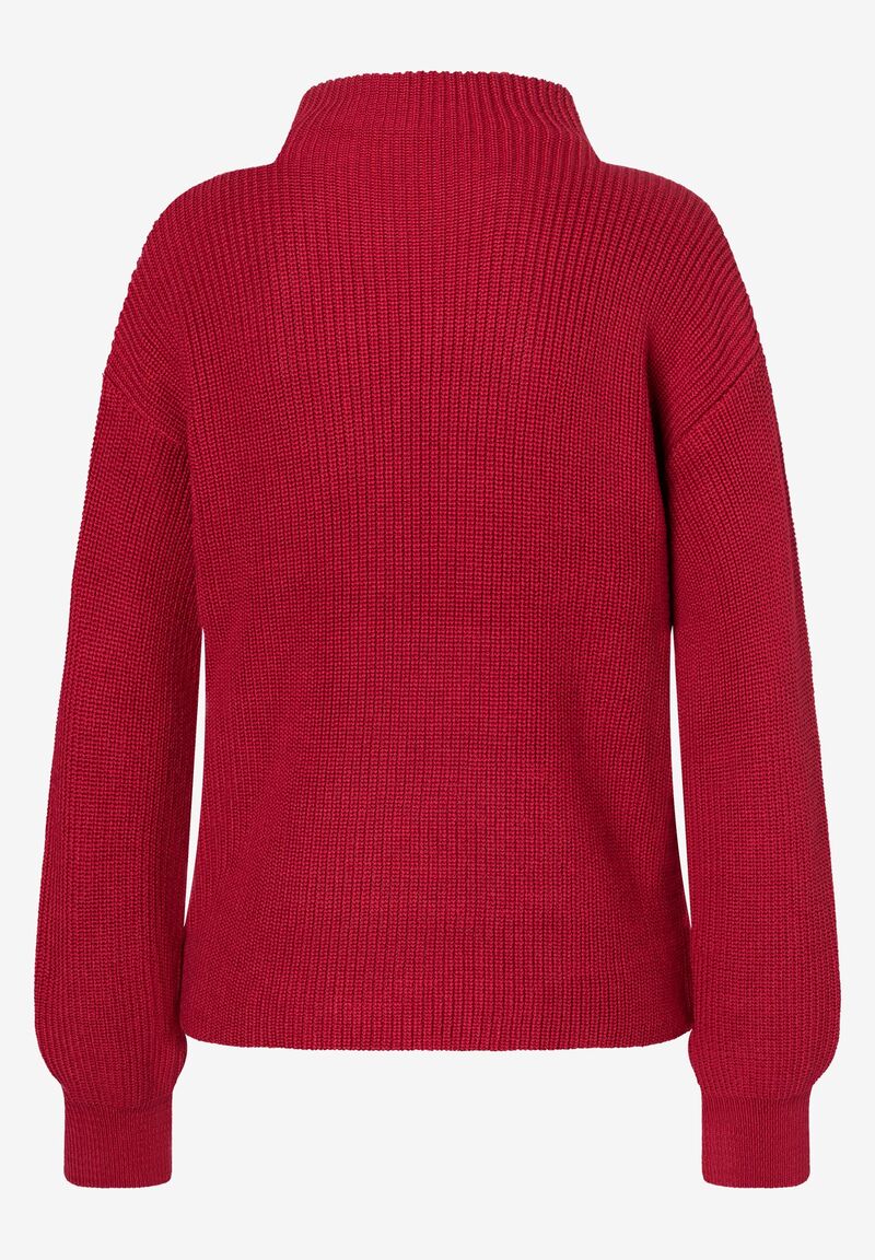 Rippstrick-Pullover schwarz Herbst-Kollektion
