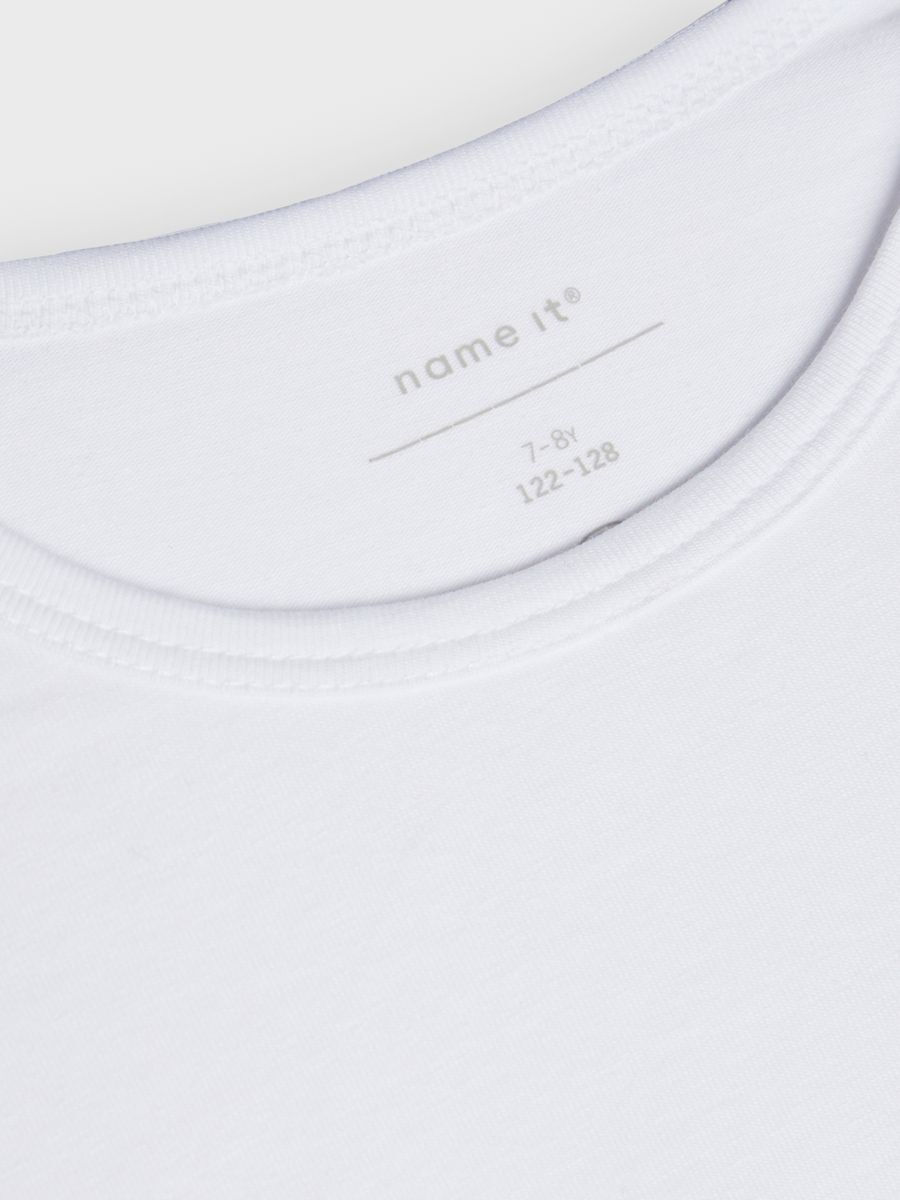 NKMT-SHIRT SLIM 2P SOLID WHITE NOOS