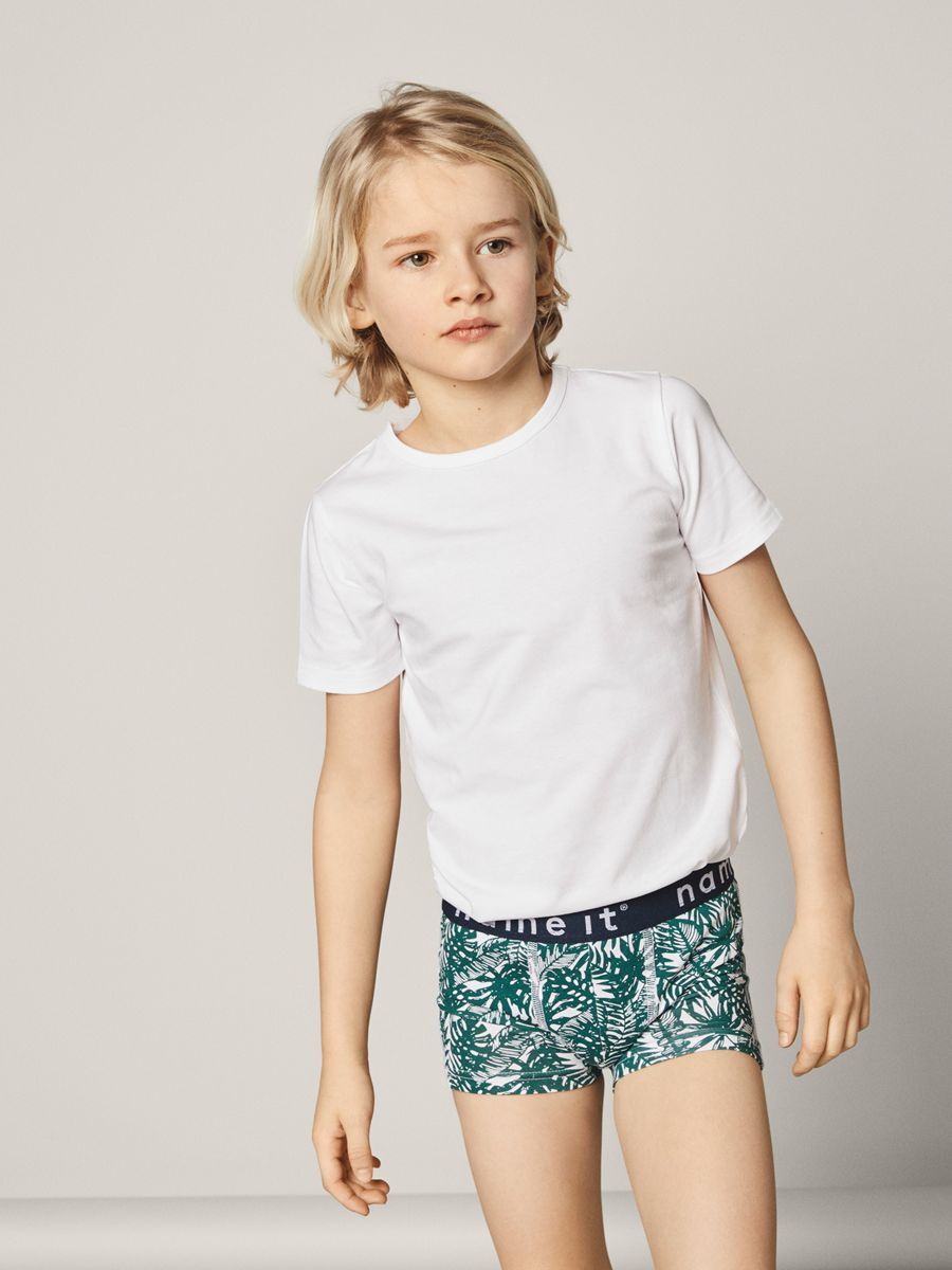 NKMT-SHIRT SLIM 2P SOLID WHITE NOOS