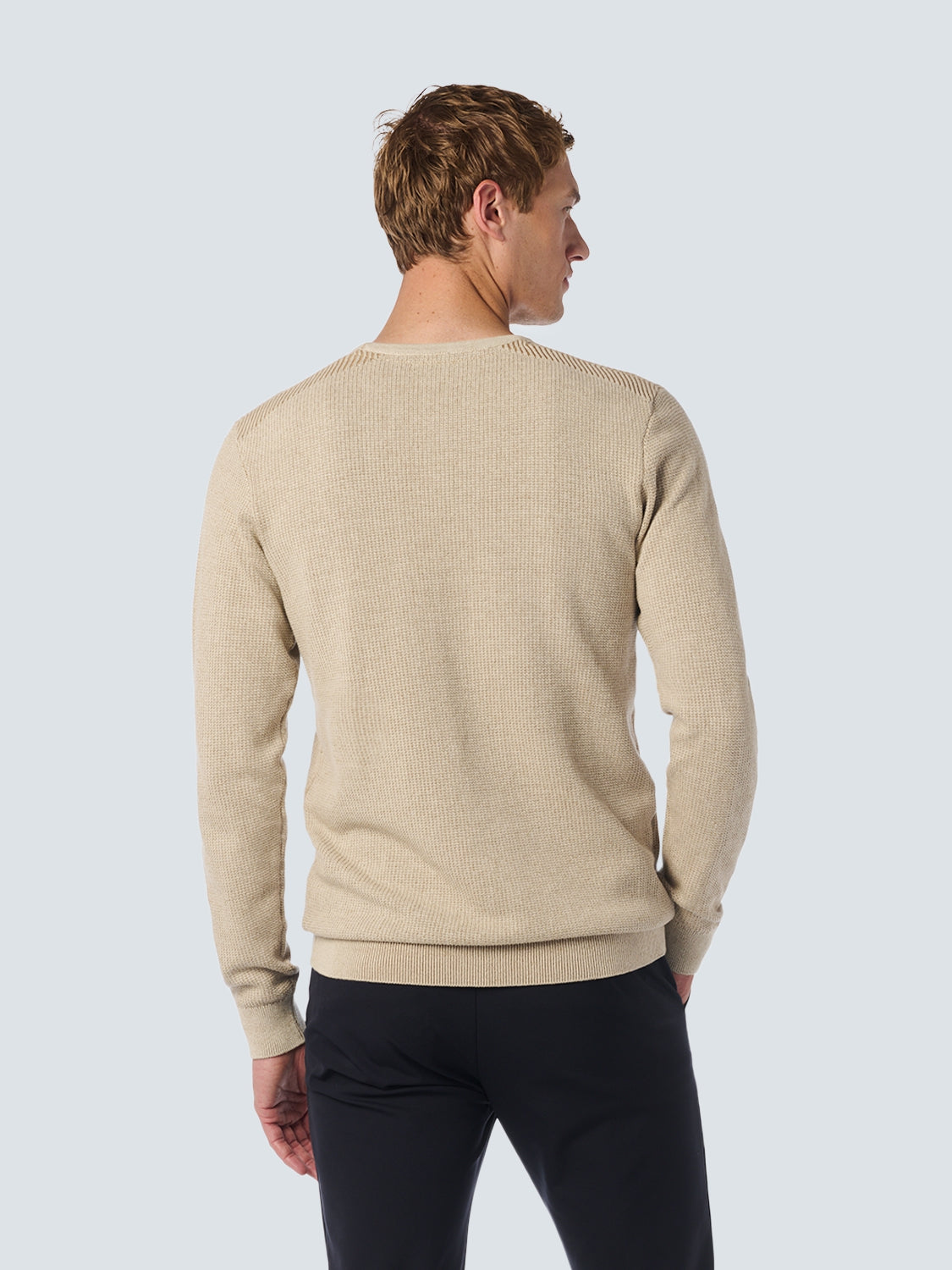 Pullover Crewneck 2 Coloured Jacquard