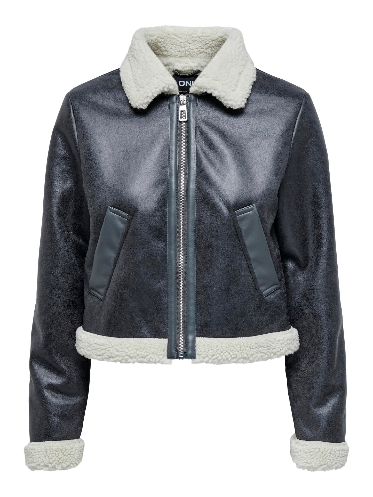 ONLBETTY BONDED ZIP JACKET CC OTW