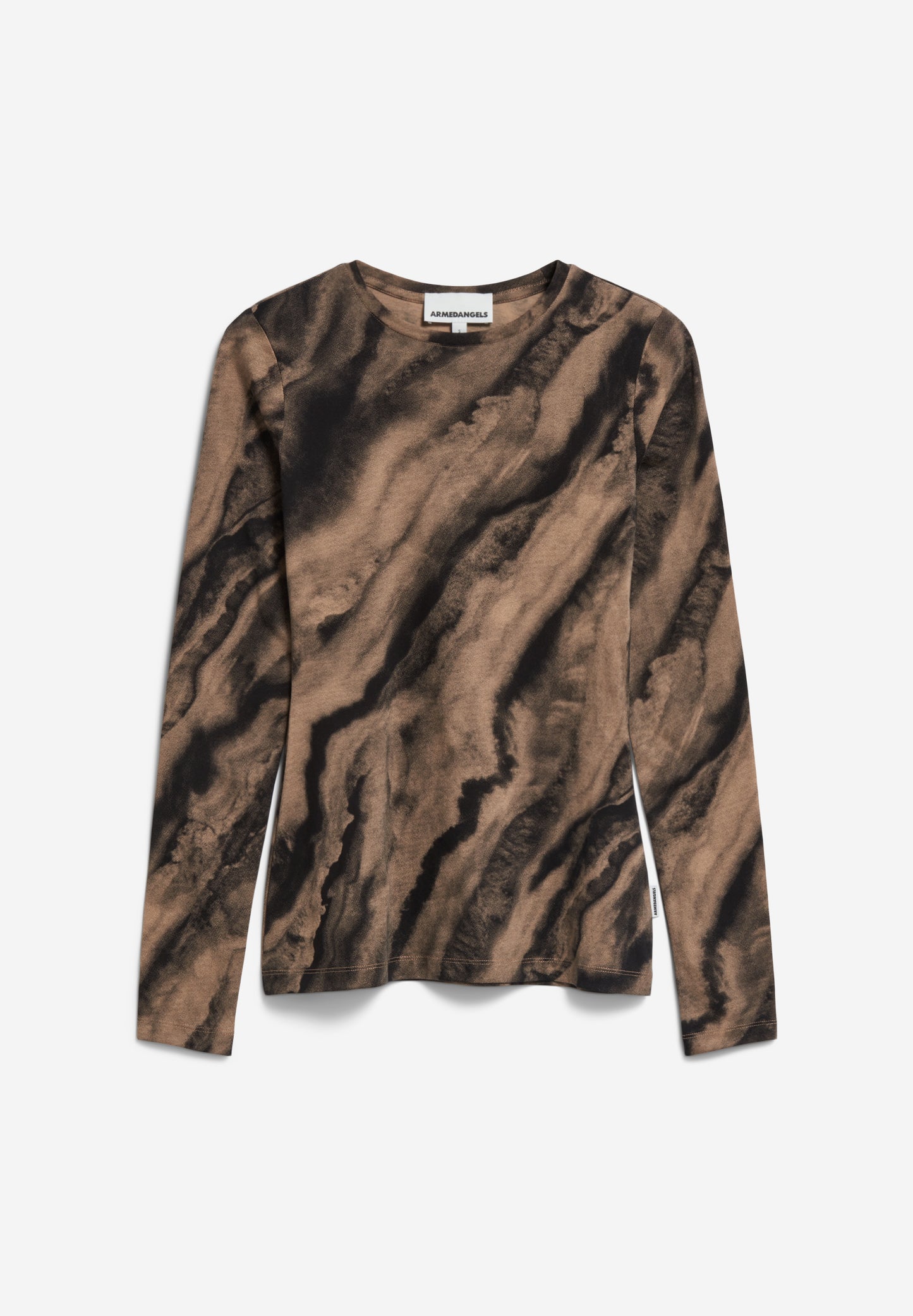 RACARLAA EARTH Shirts Longsleeve Allover, cinnamon dust