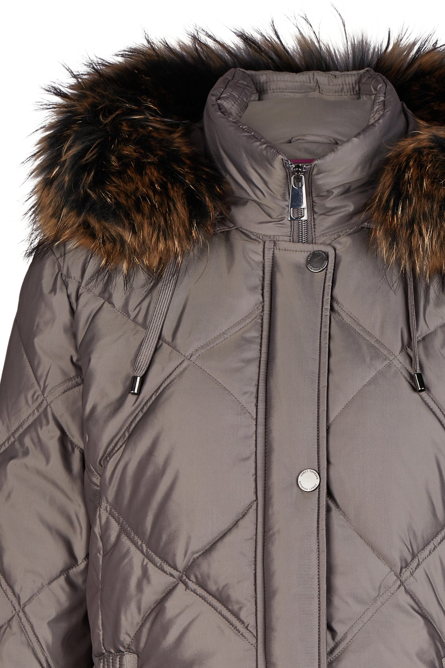 Daunenjacke mit Kapuze ohne Pelz