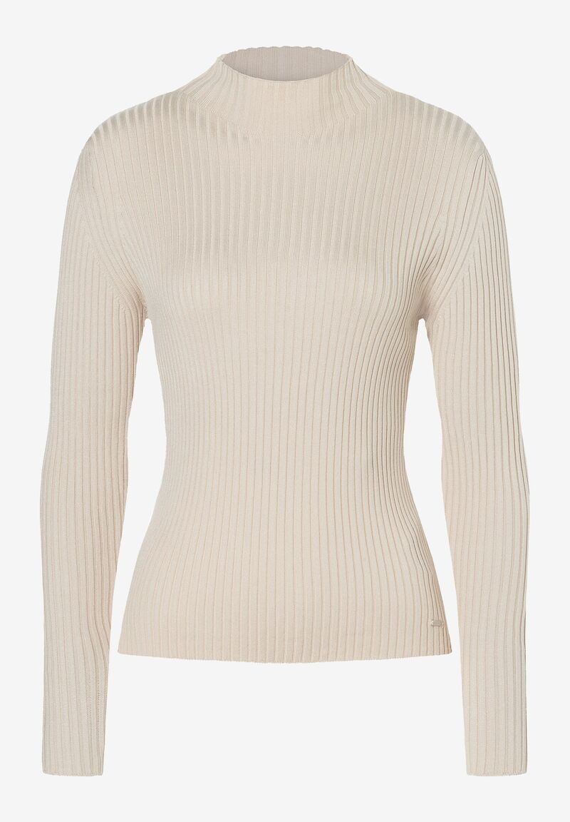 Rippstrick-Pullover pure purple Herbst-Kollektion