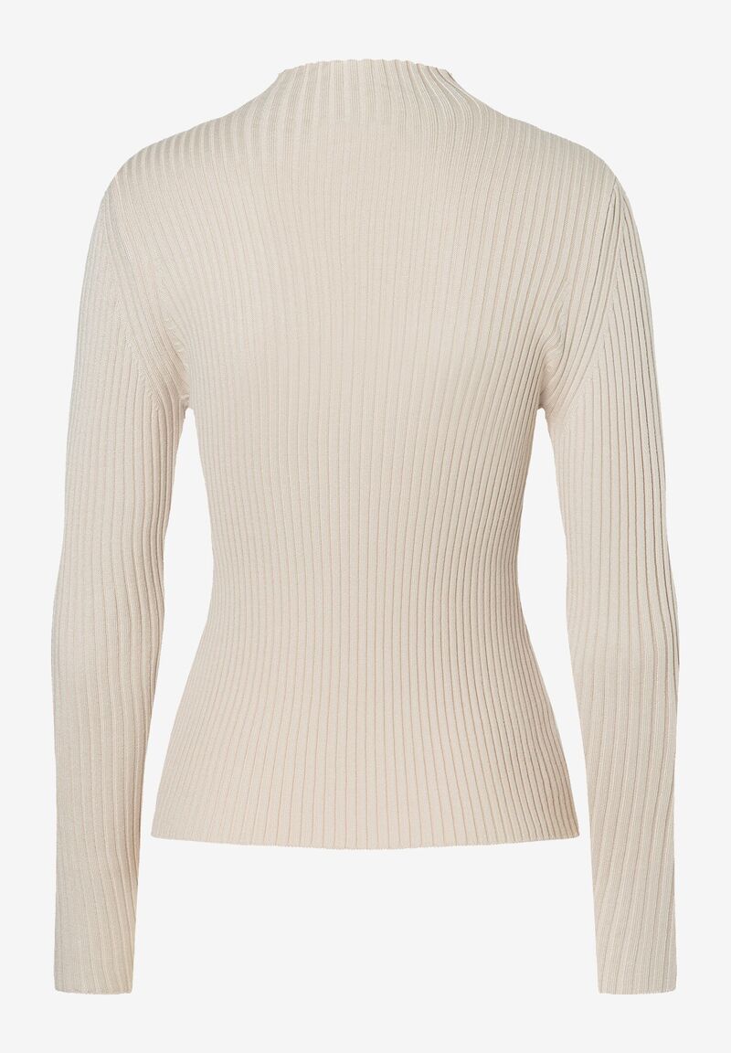 Rippstrick-Pullover pure purple Herbst-Kollektion