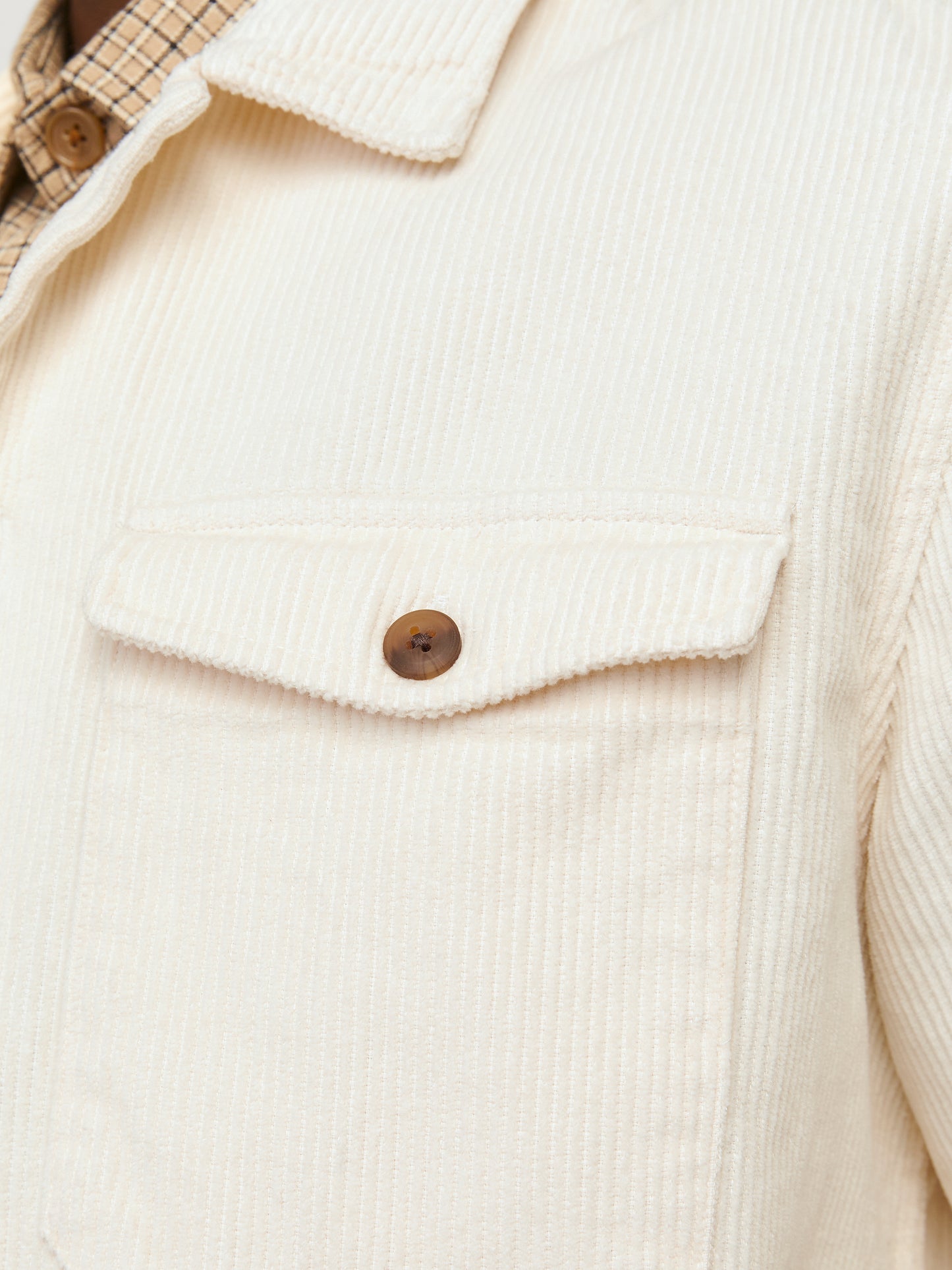 JJEEDDIE CORDUROY OVERSHIRT LS SN