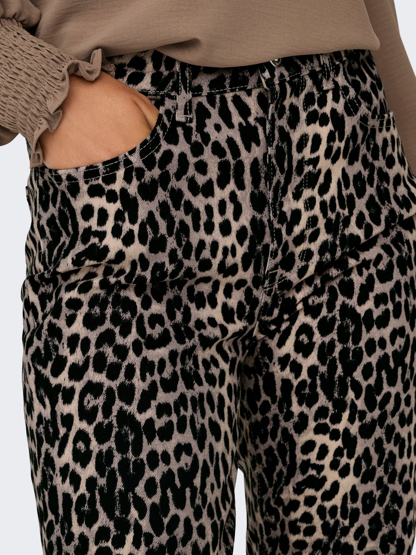 ONLEMILY-ANLIE HW STR AOP PANT PNT