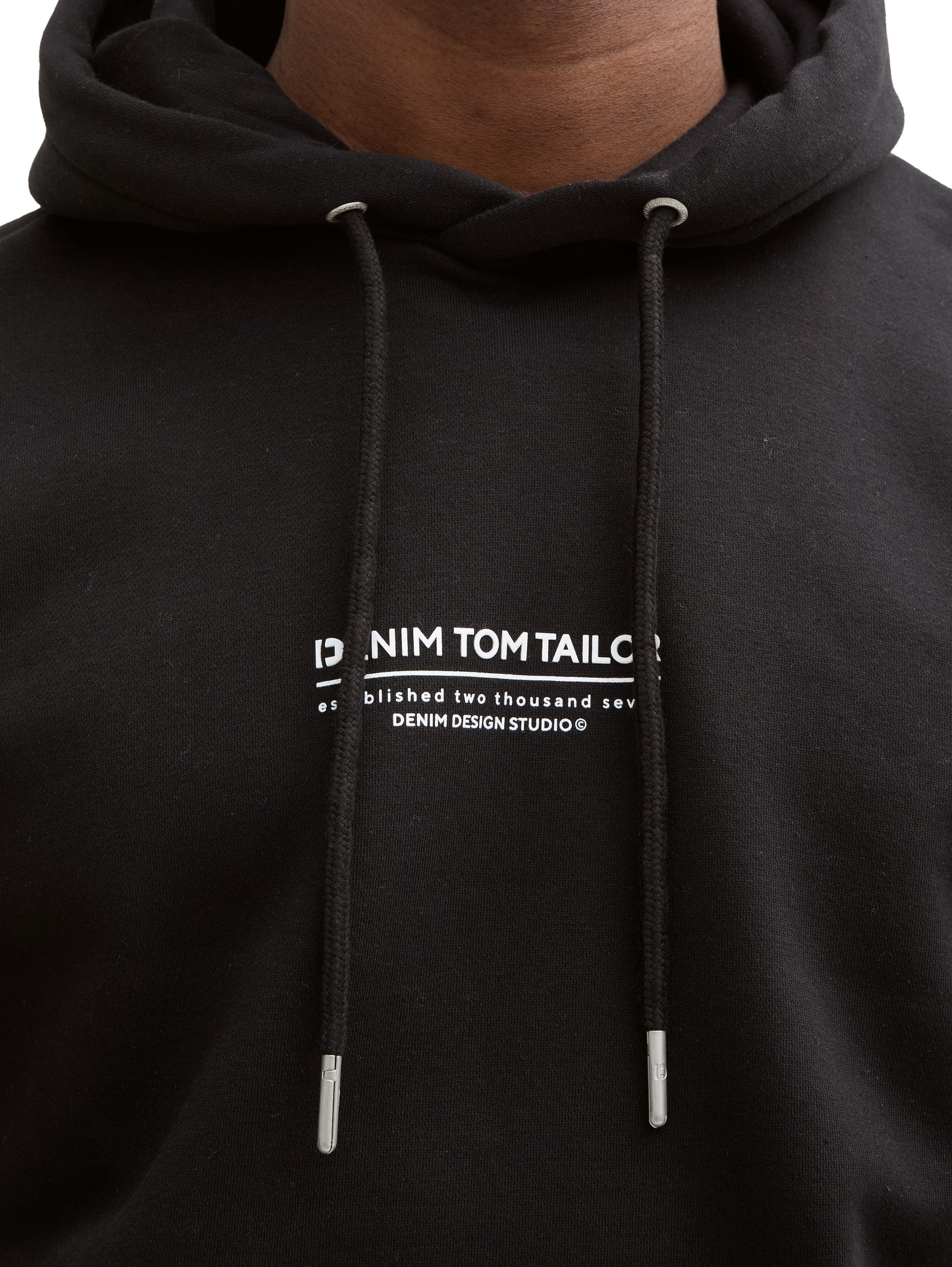 Relaxed Hoodie Sweatshirt mit Logo Print