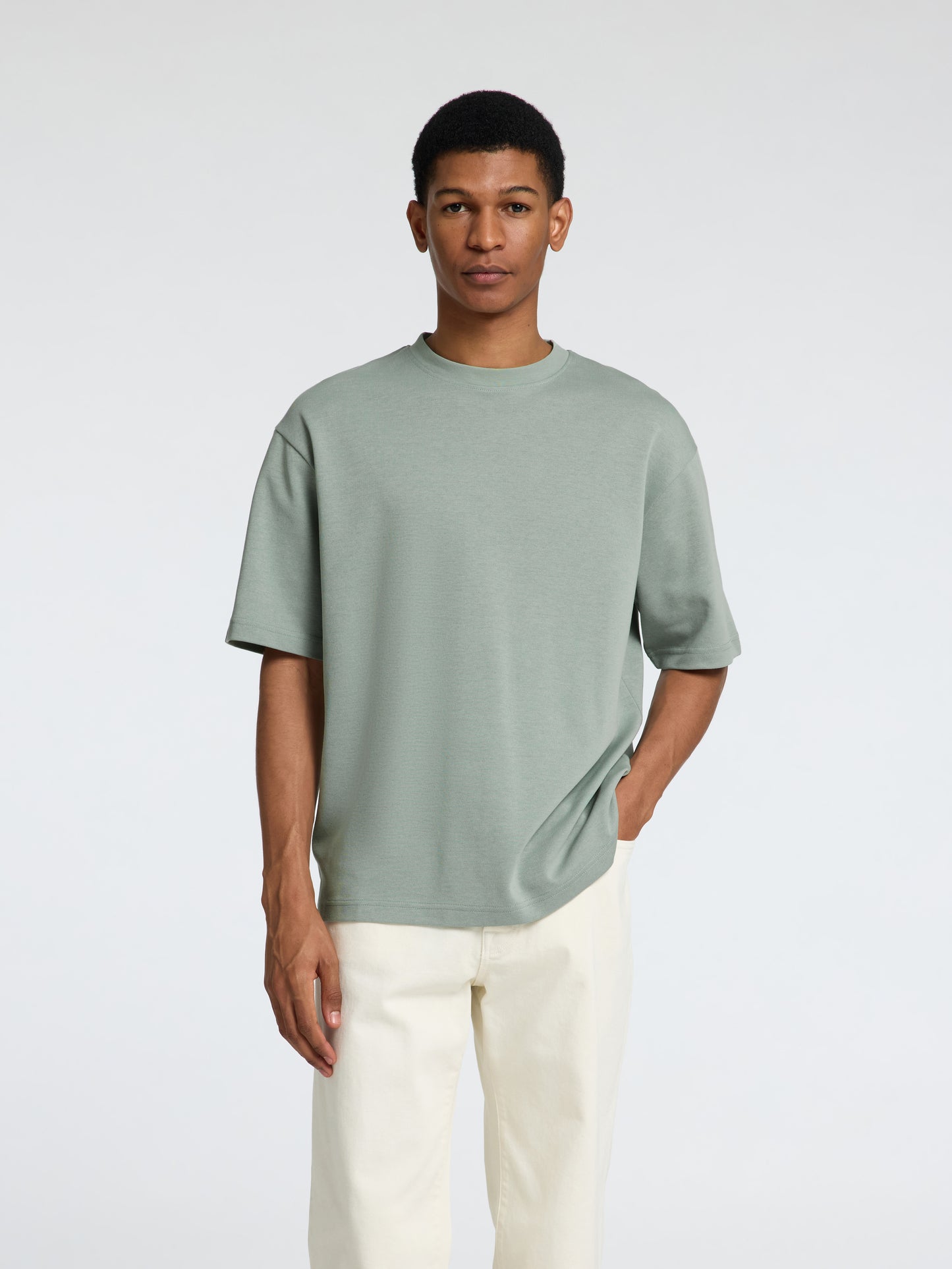 SLHLOOSEOSCAR SS O-NECK TEE NOOS