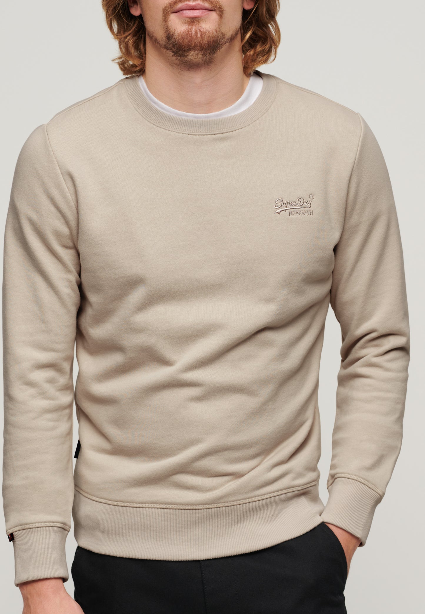 Essential Logo Sweatshirt mit Rundhalsausschnitt