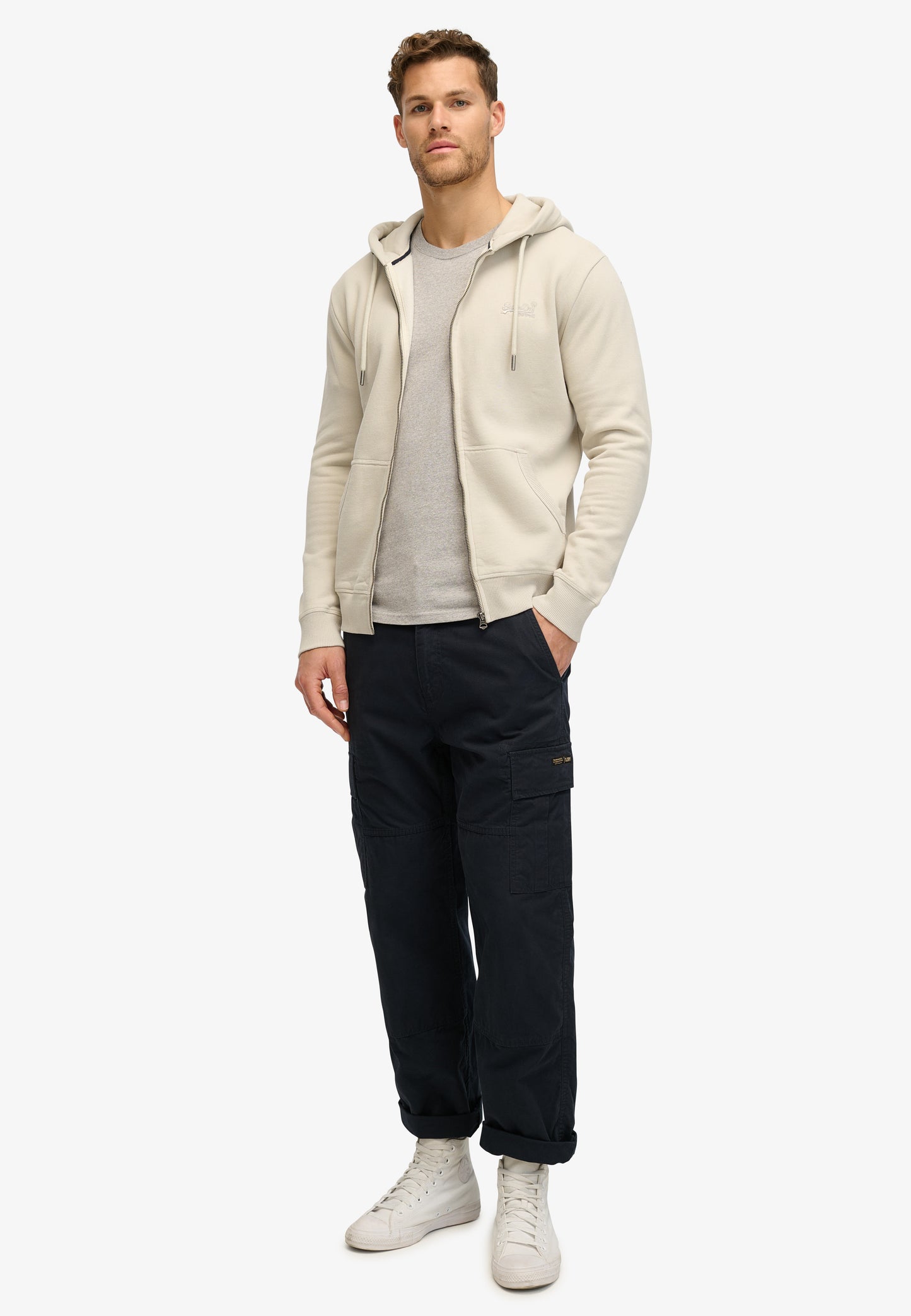 Essential Kapuzenjacke mit Logo