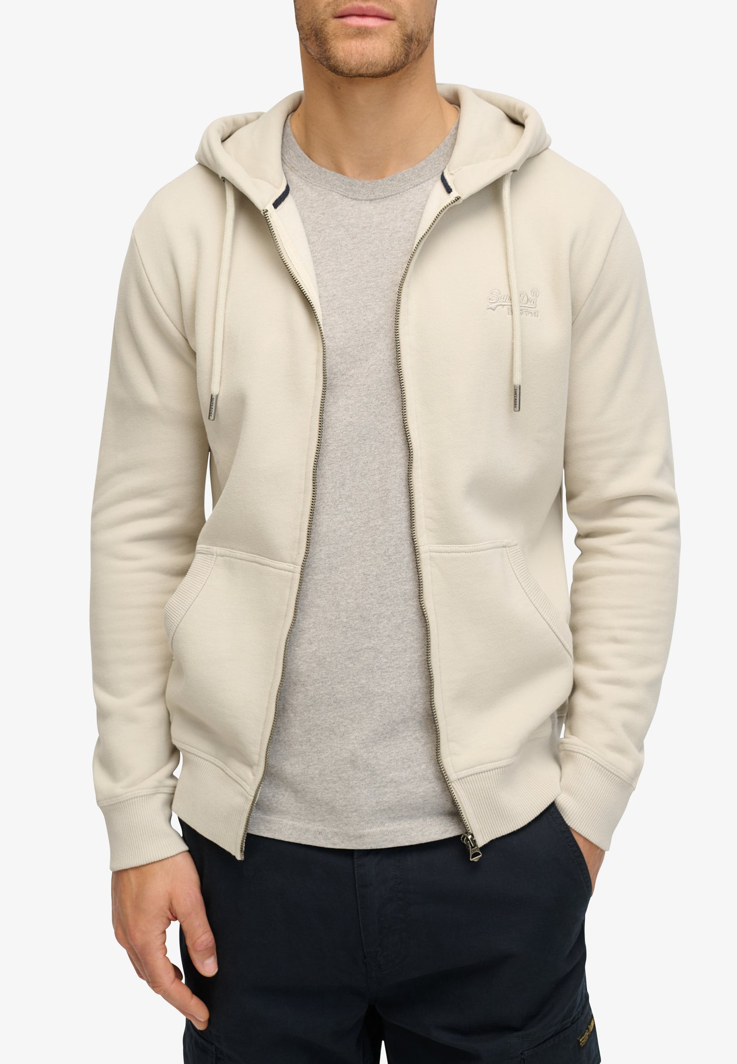 Essential Kapuzenjacke mit Logo
