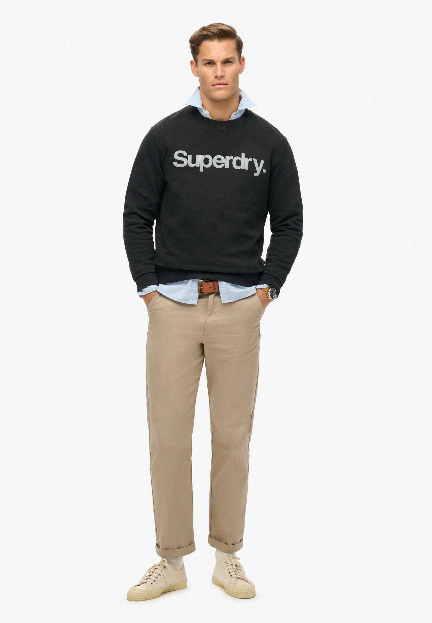 Core Logo City Sweatshirt mit Rundhalsausschnitt