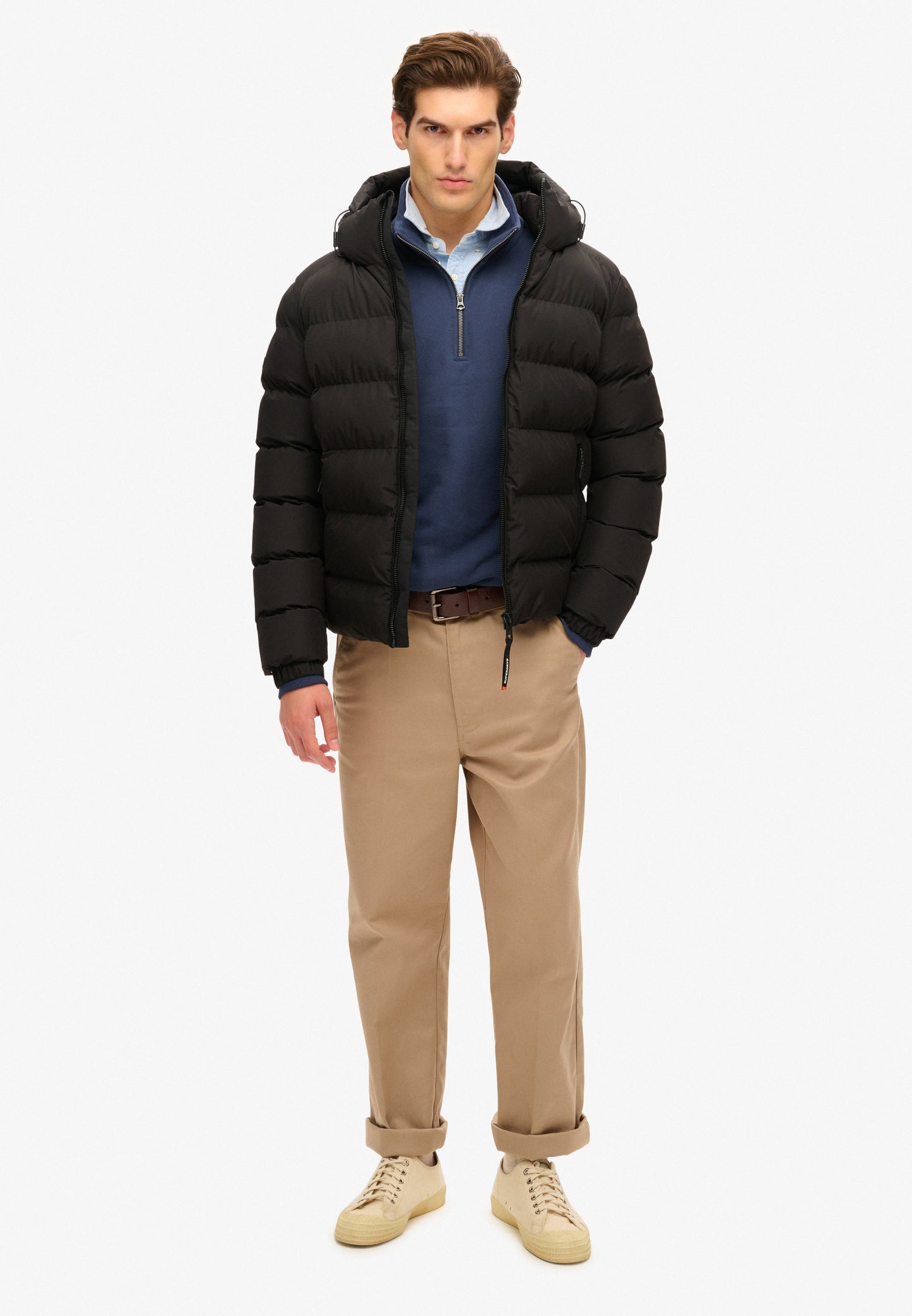 Sports Steppjacke mit Kapuze
