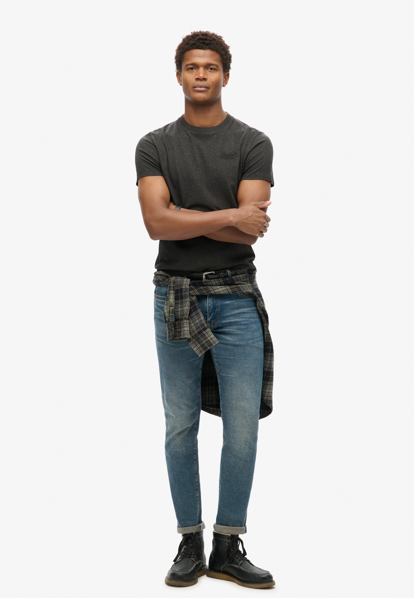 Essential T-Shirt aus Bio-Baumwolle mit Logo