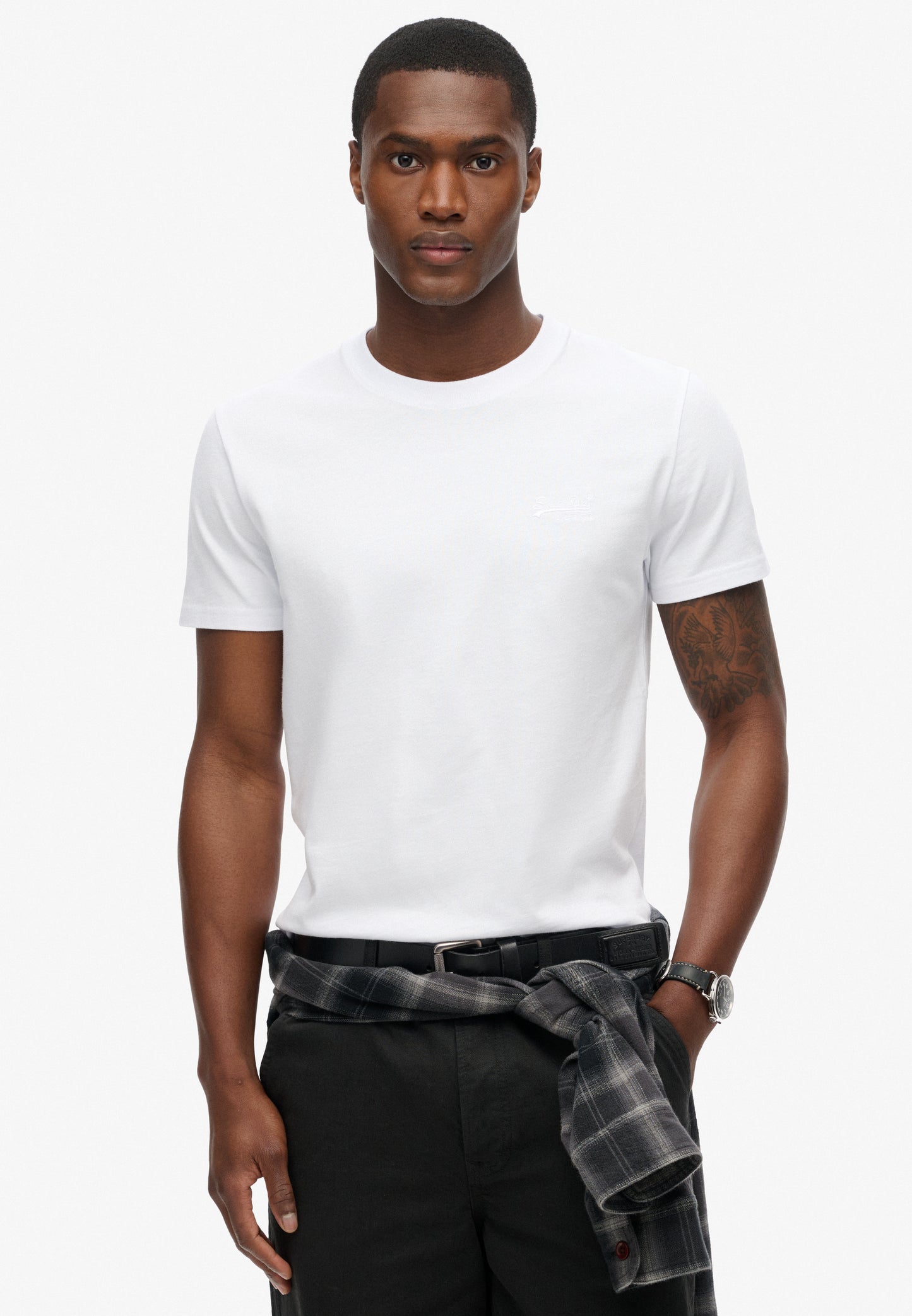 Essential T-Shirt aus Bio-Baumwolle mit Logo
