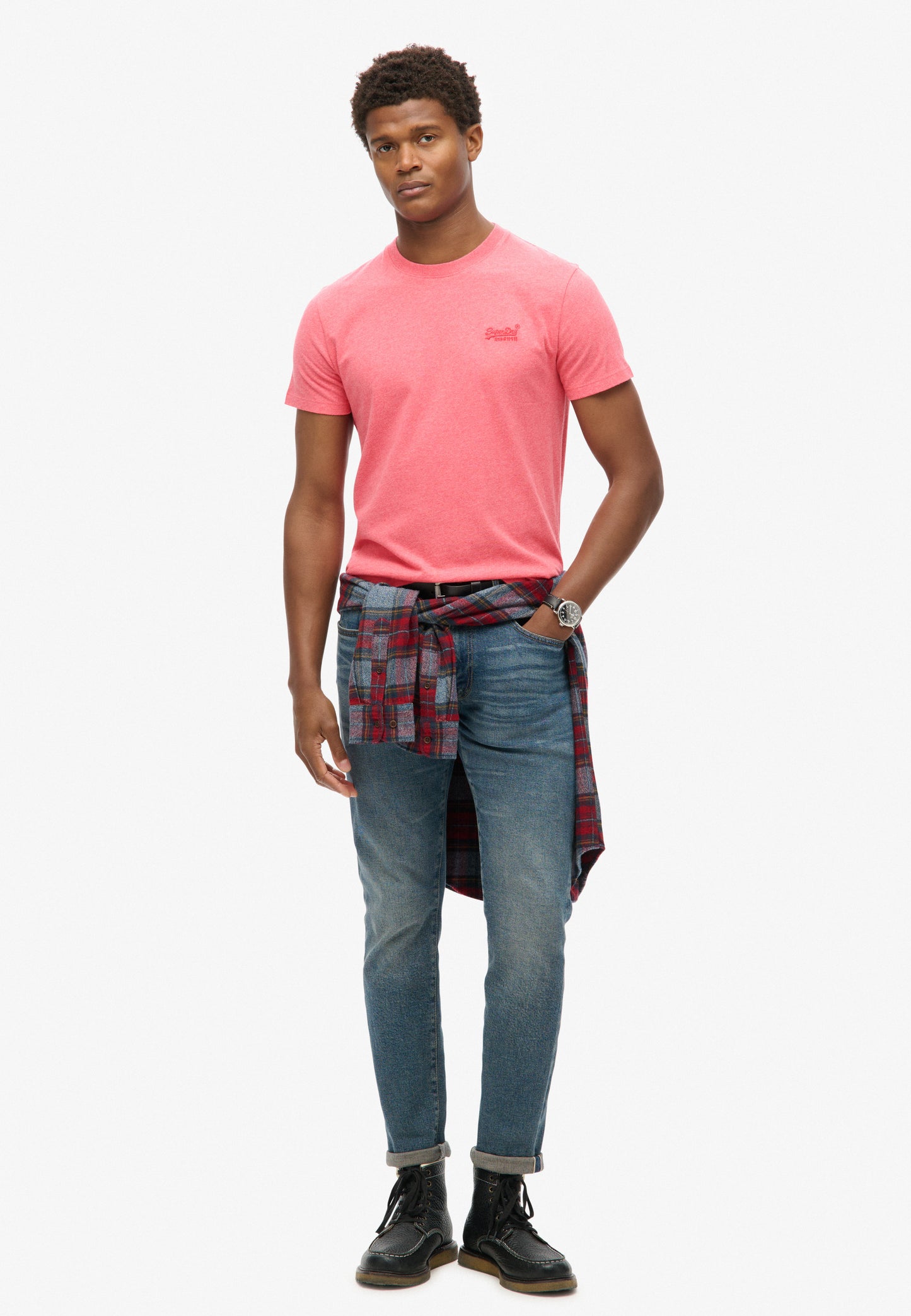 Essential T-Shirt aus Bio-Baumwolle mit Logo