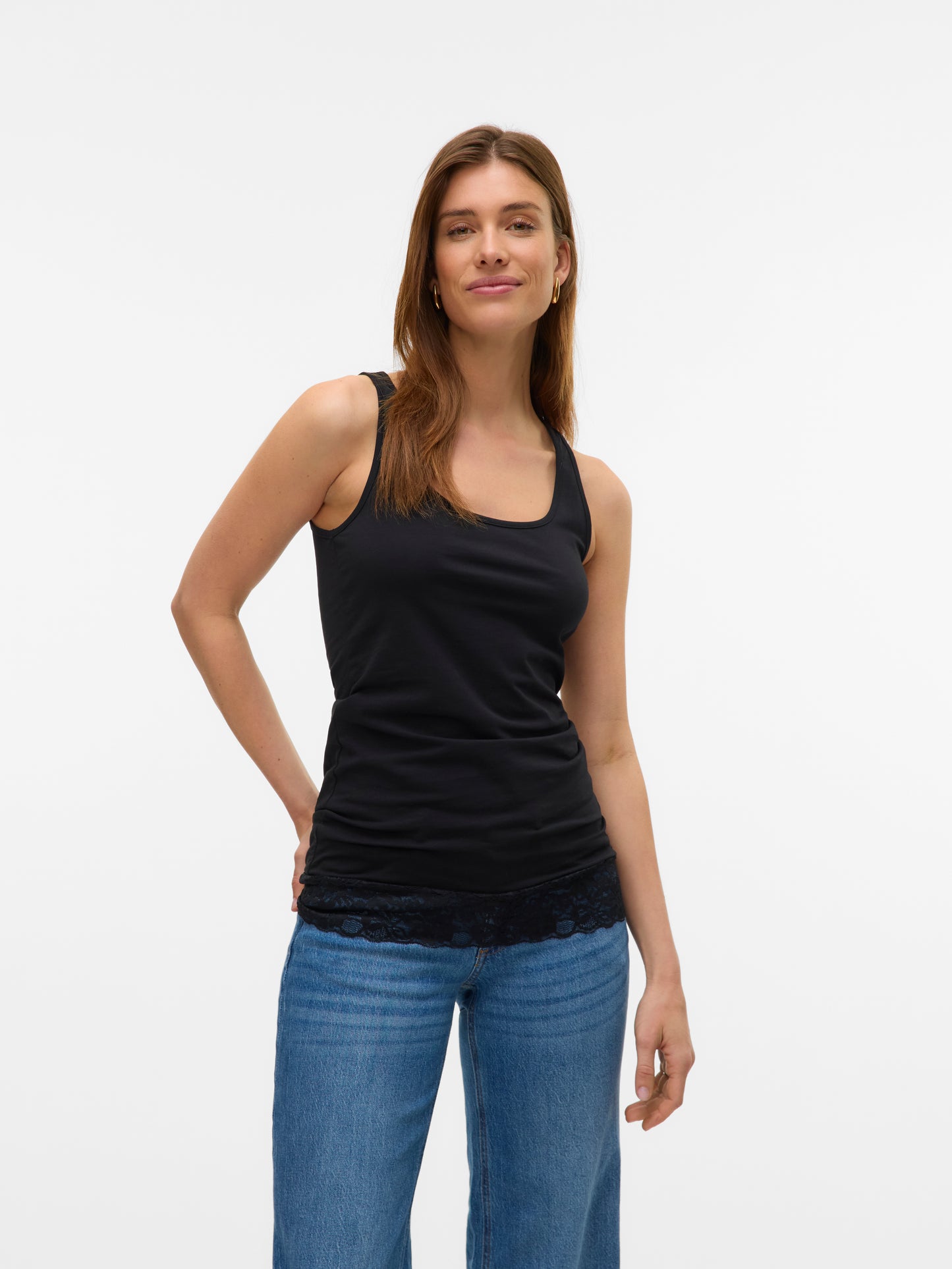 VMMAXI MY LACE LONG TANK JRS NOOS