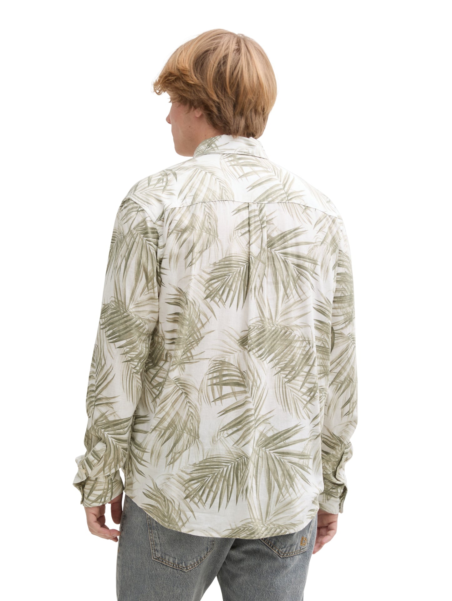 Relaxed Fit Hemd mit Leinenanteil