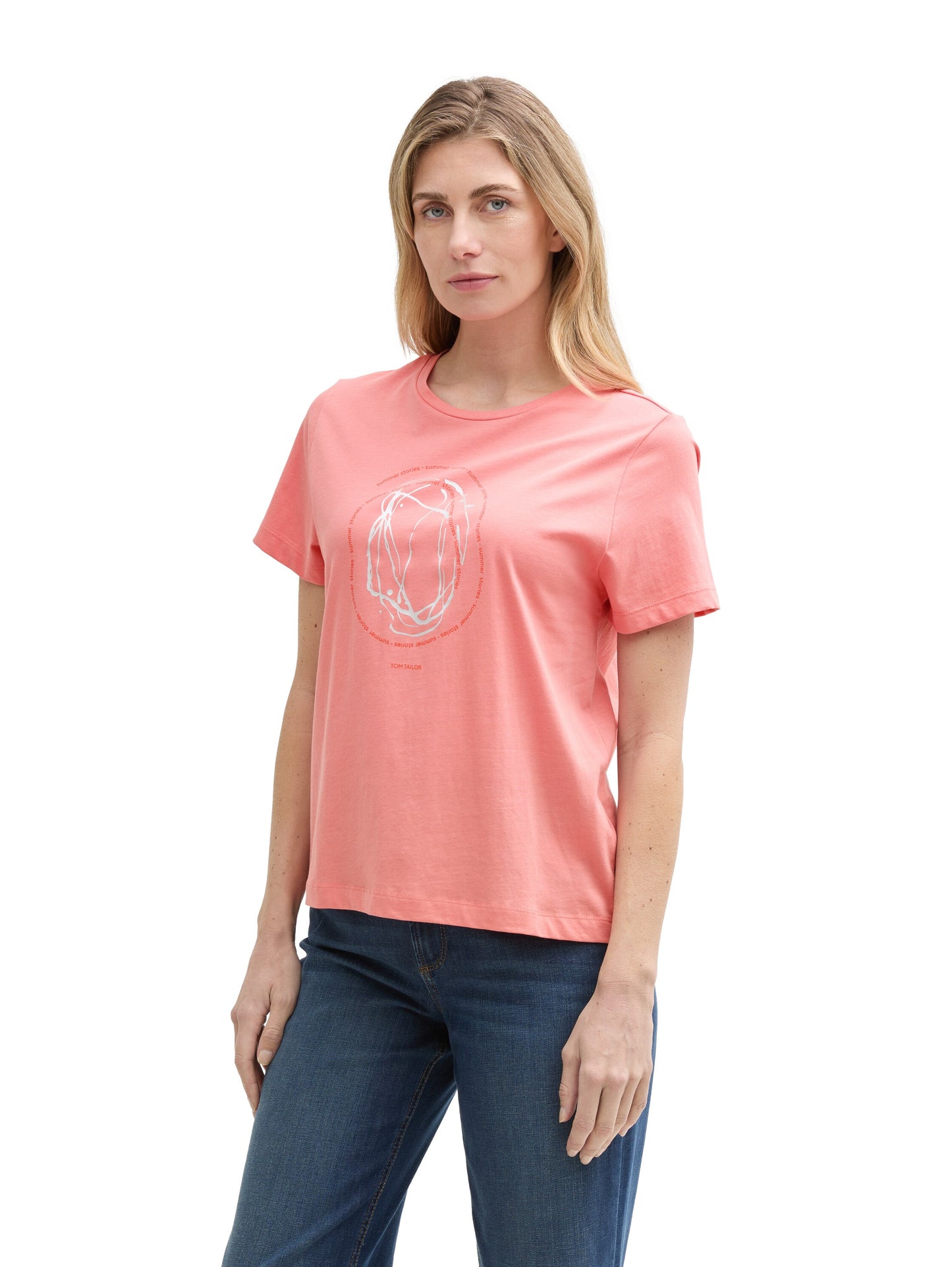 T-Shirt mit Rundhalsausschnitt