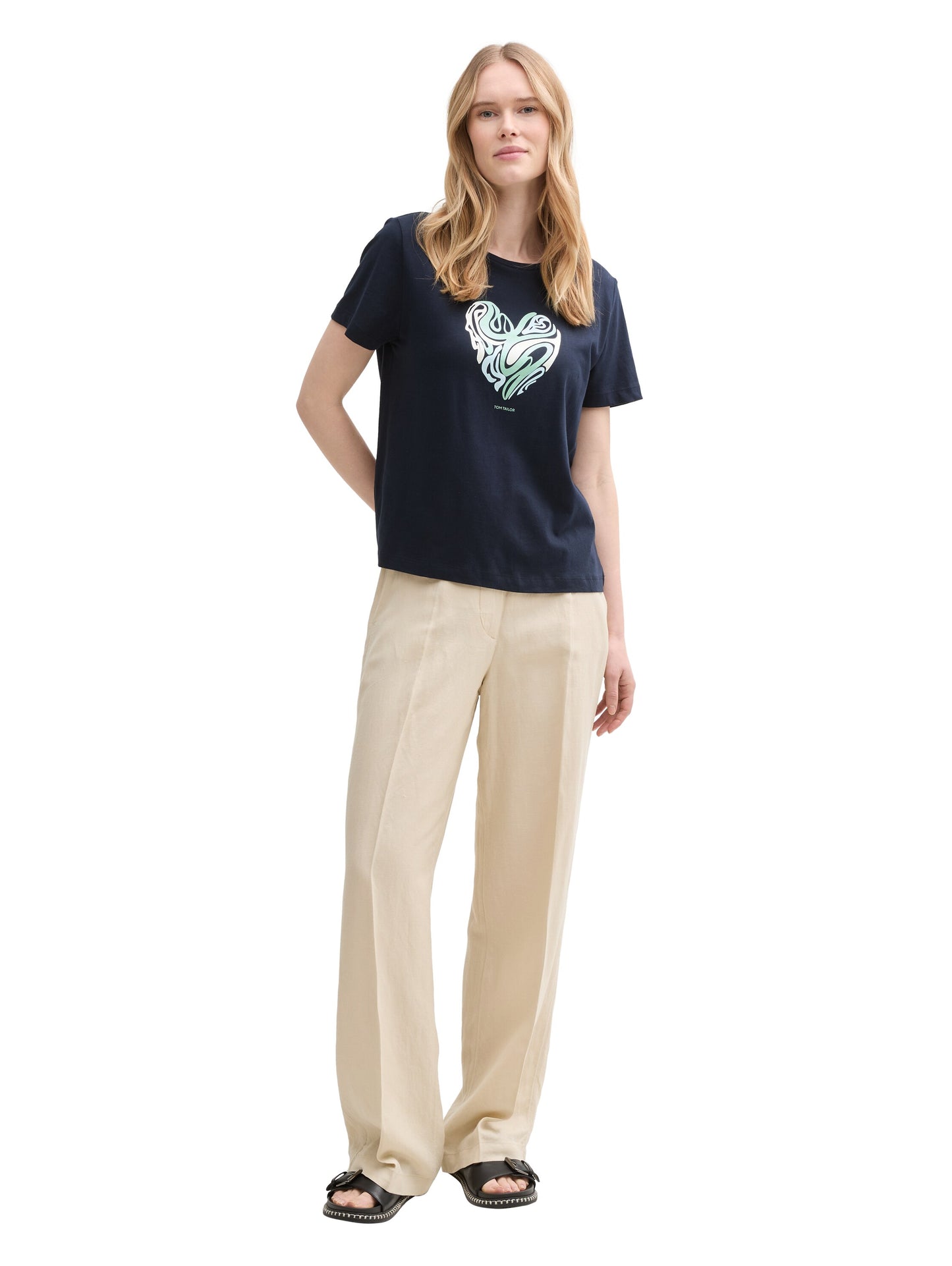 T-Shirt mit Rundhalsausschnitt