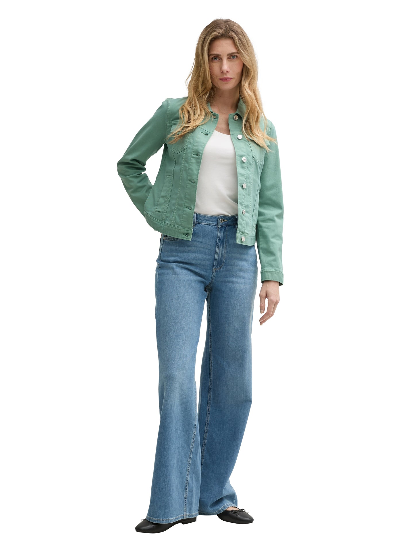 Jeansjacke mit Eingriffstaschen