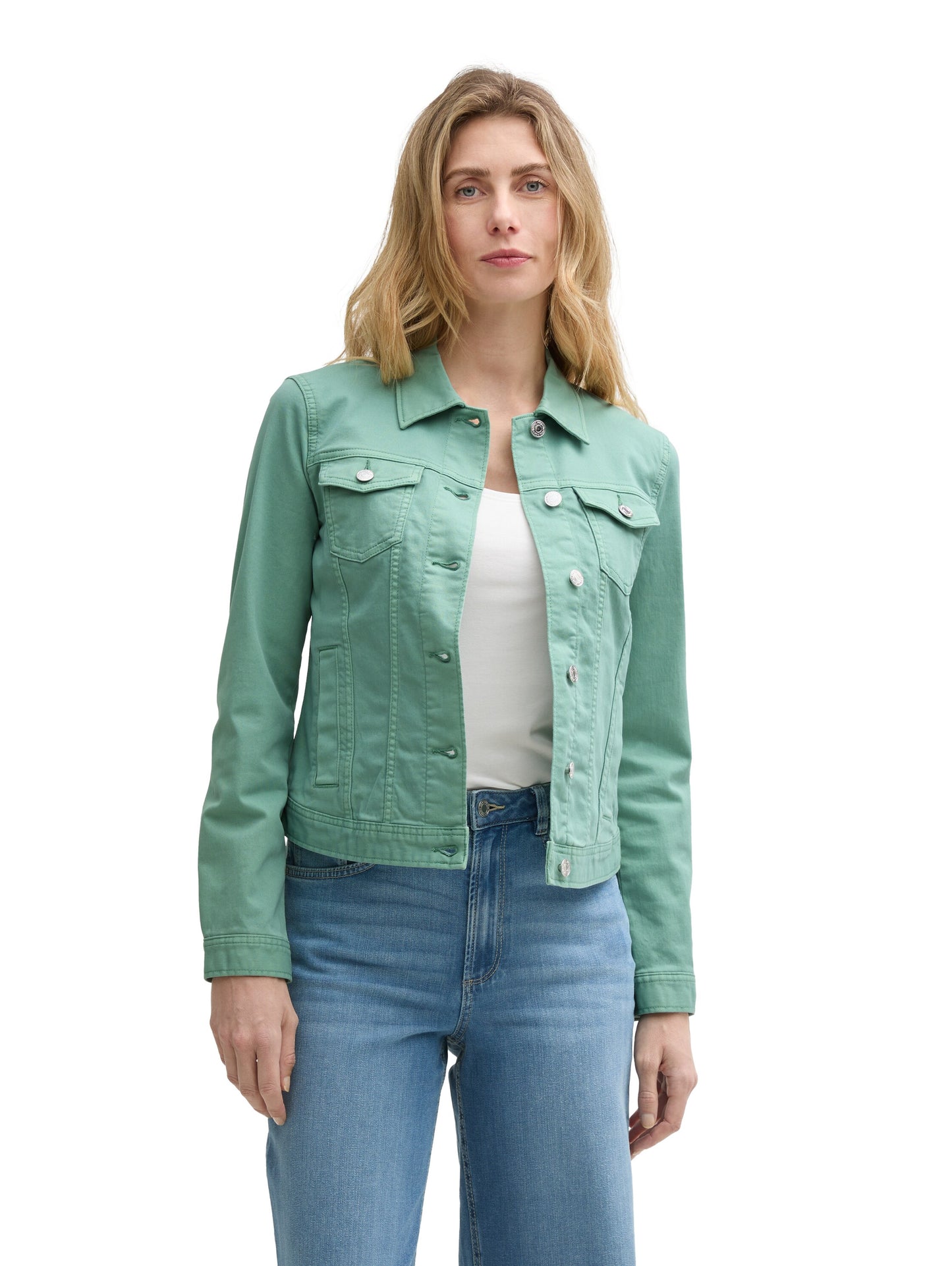 Jeansjacke mit Eingriffstaschen