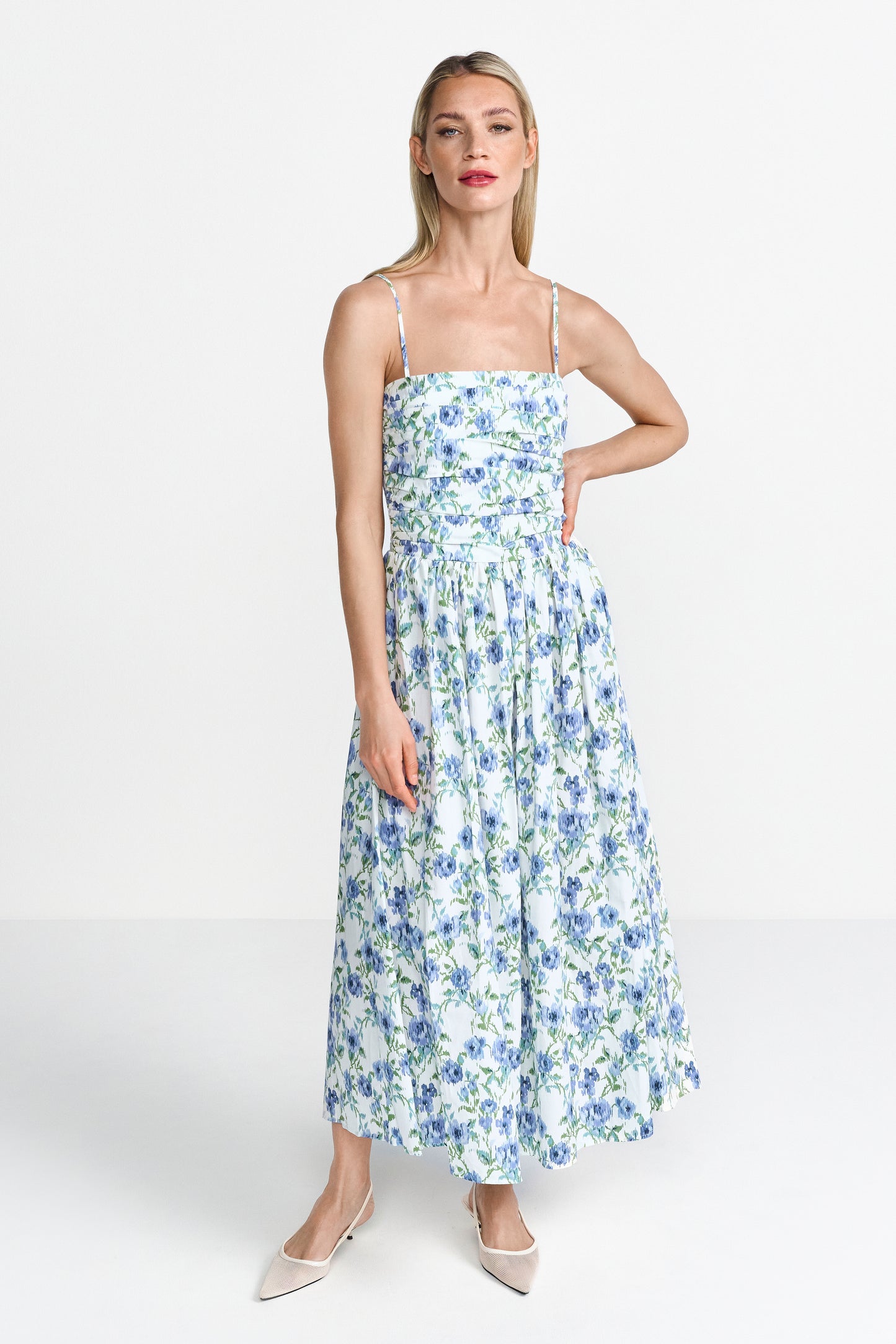 Flower midi dress