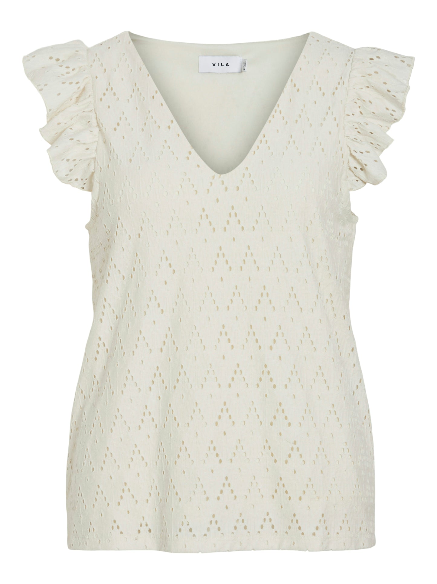 VIAMALINA V-NECK C/S TOP/PB