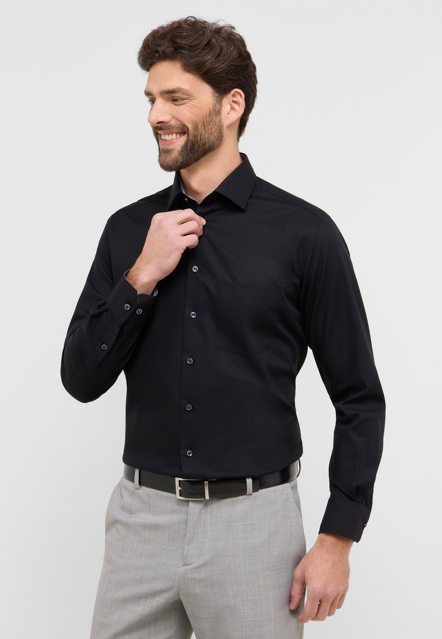Original Shirt Popeline Langarm