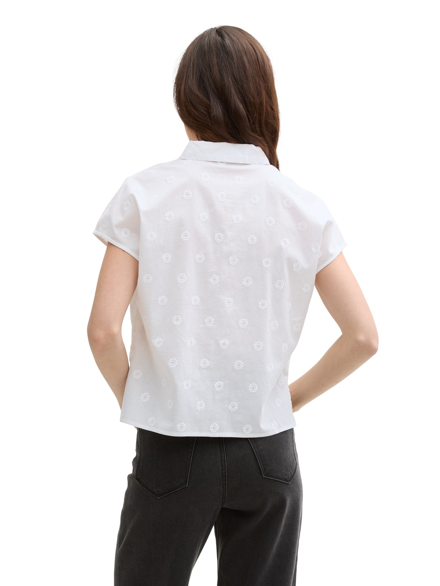 Bluse mit Stickereien