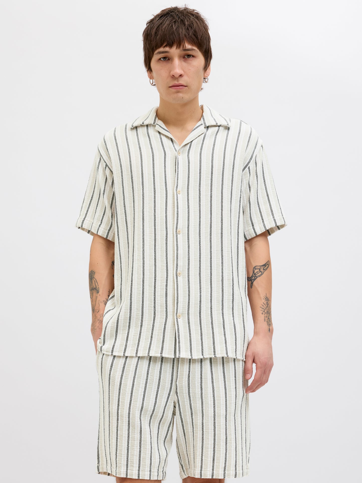 JORCOBA STRIPE RESORT SHIRT SS SN