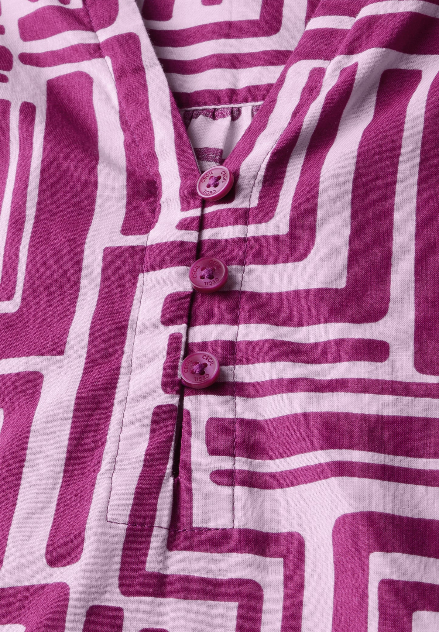 Gemusterte Bluse