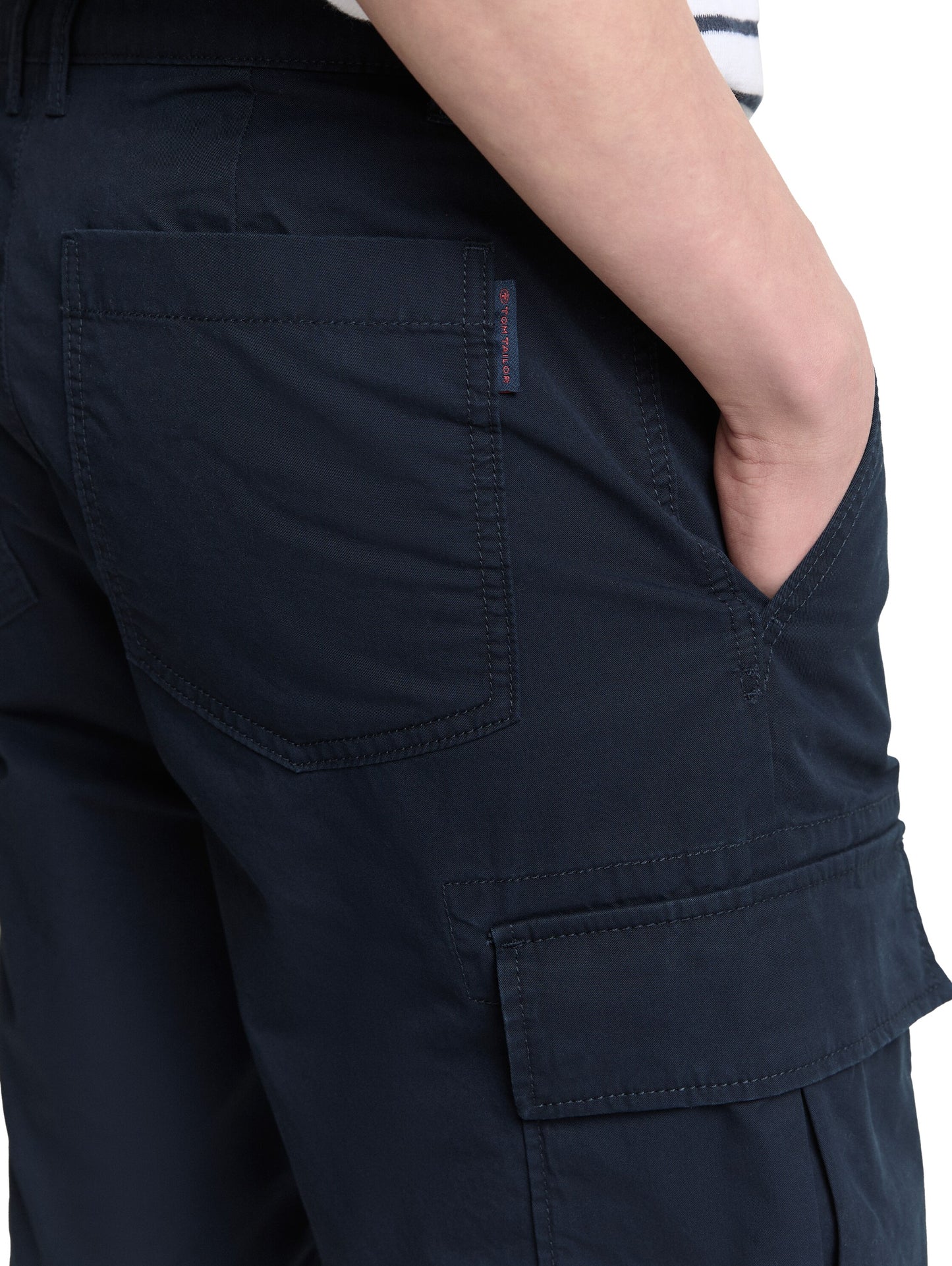 Regular Cargo Shorts aus Baumwolle