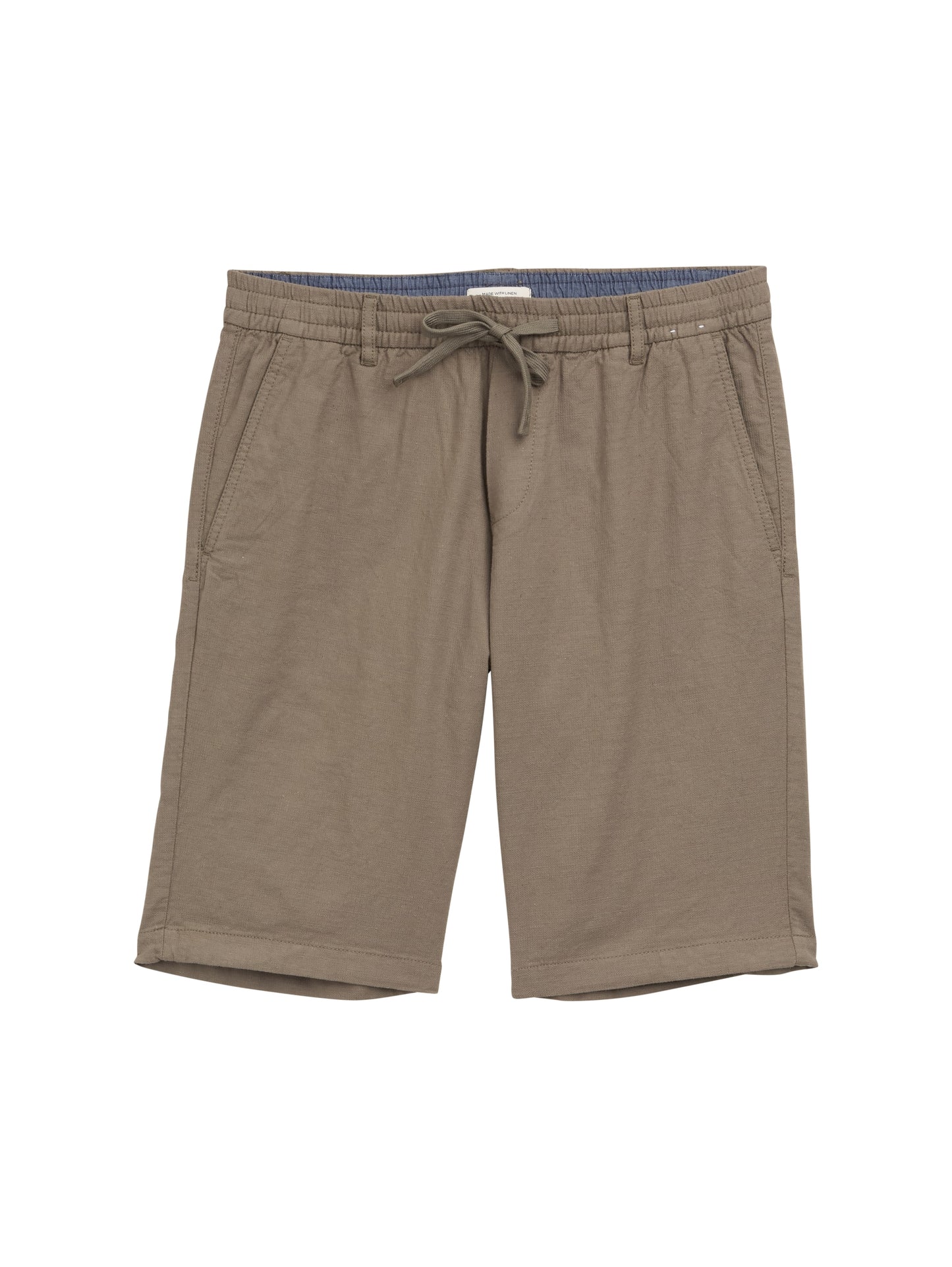 Regular Fit Shorts mit Leinenanteil