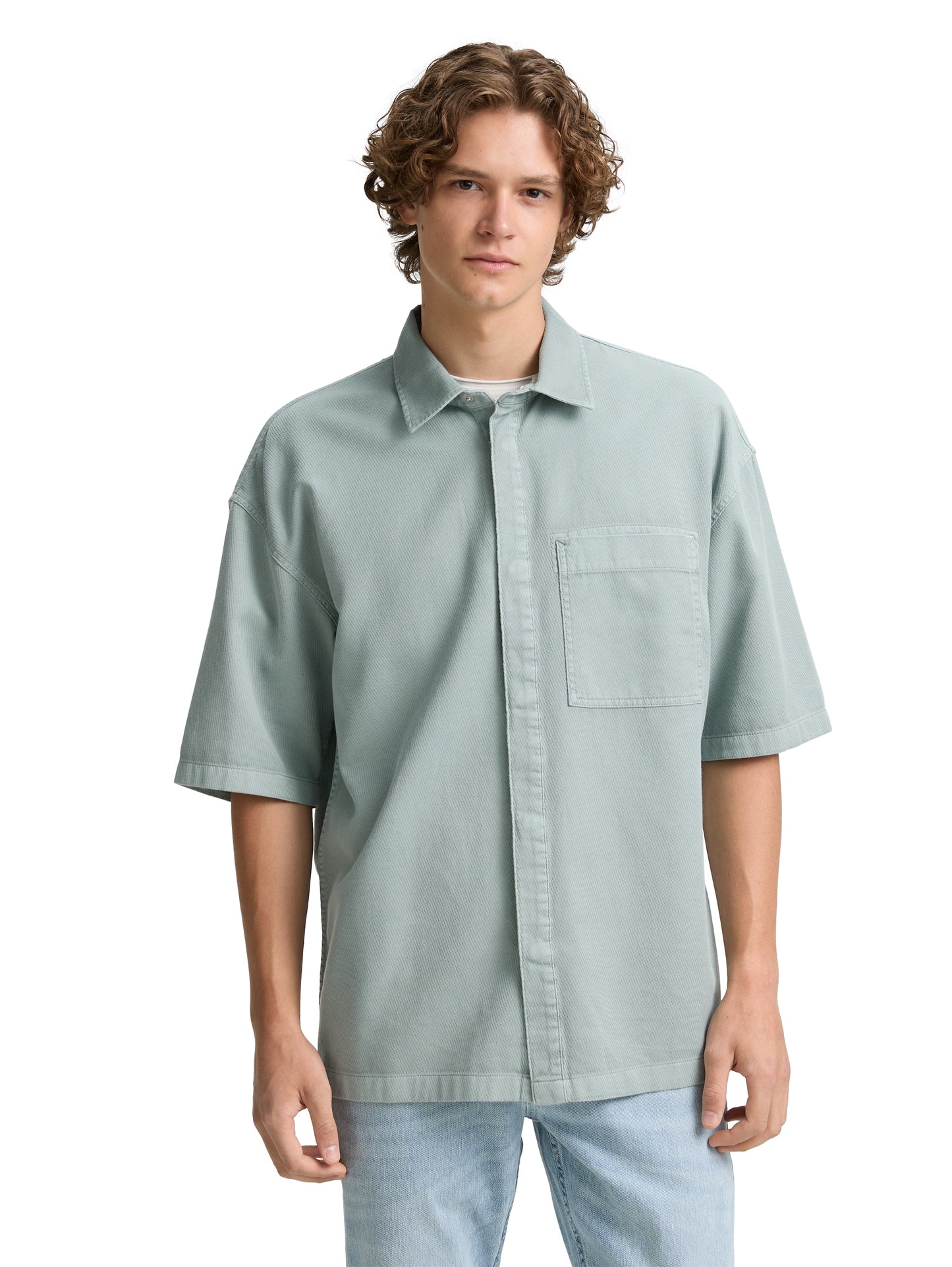 Overshirt Hemd mit kurzen Ärmeln