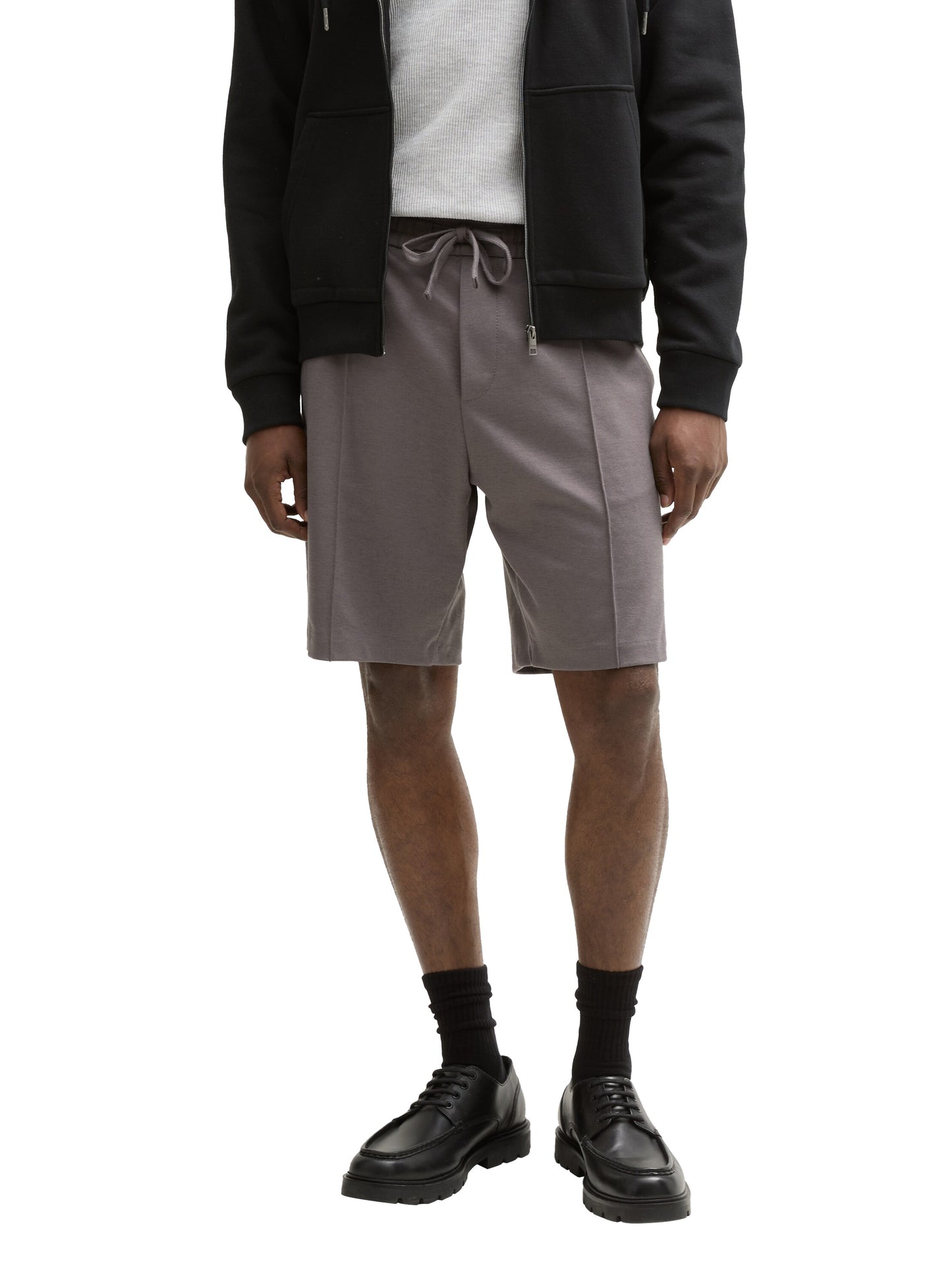 Loose Fit Piqué Sweatshorts mit Stretch