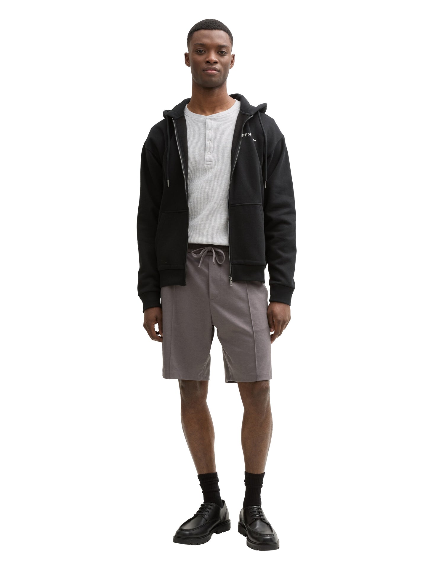 Loose Fit Piqué Sweatshorts mit Stretch