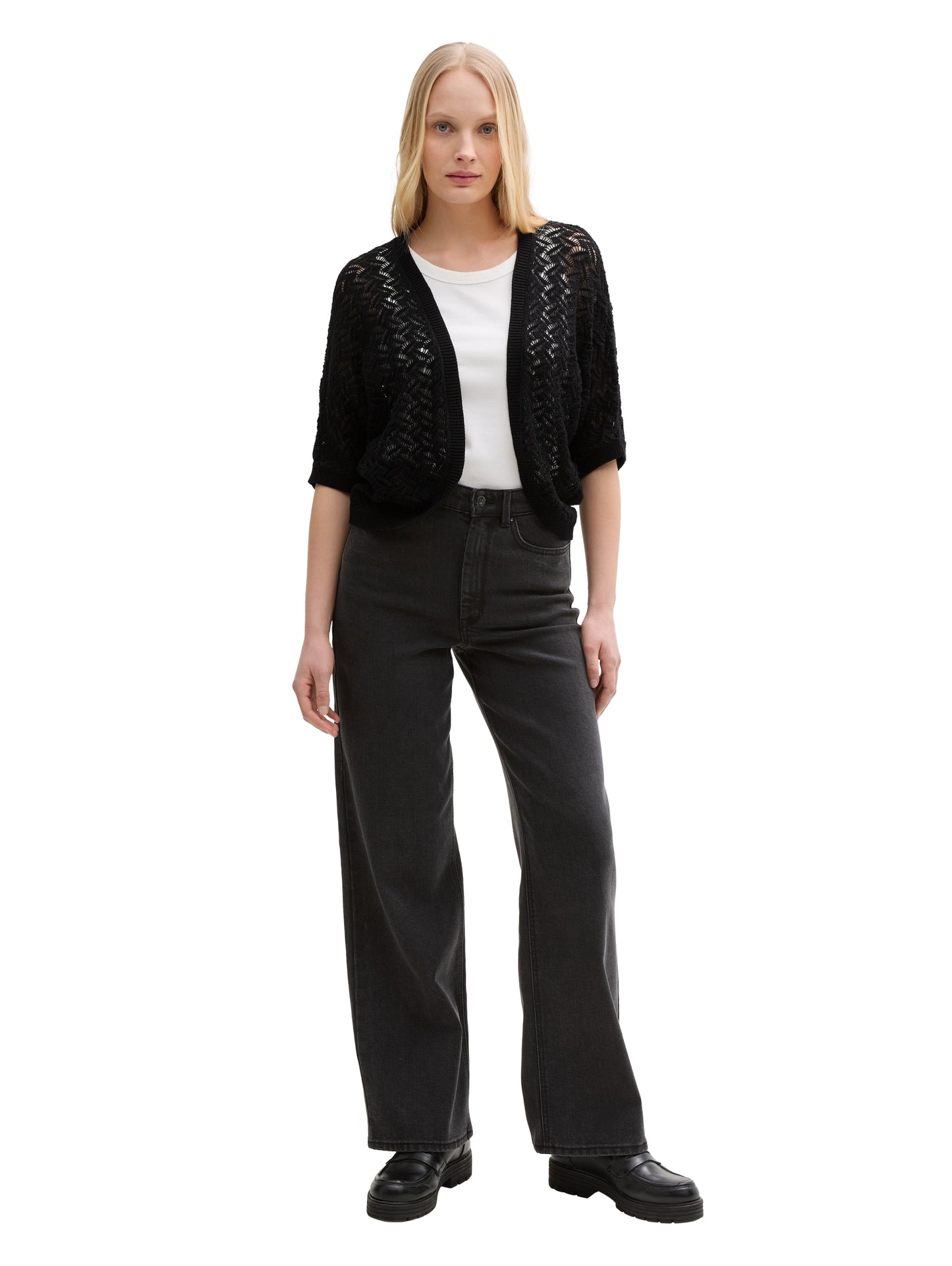 Loose Fit Bolero Cardigan