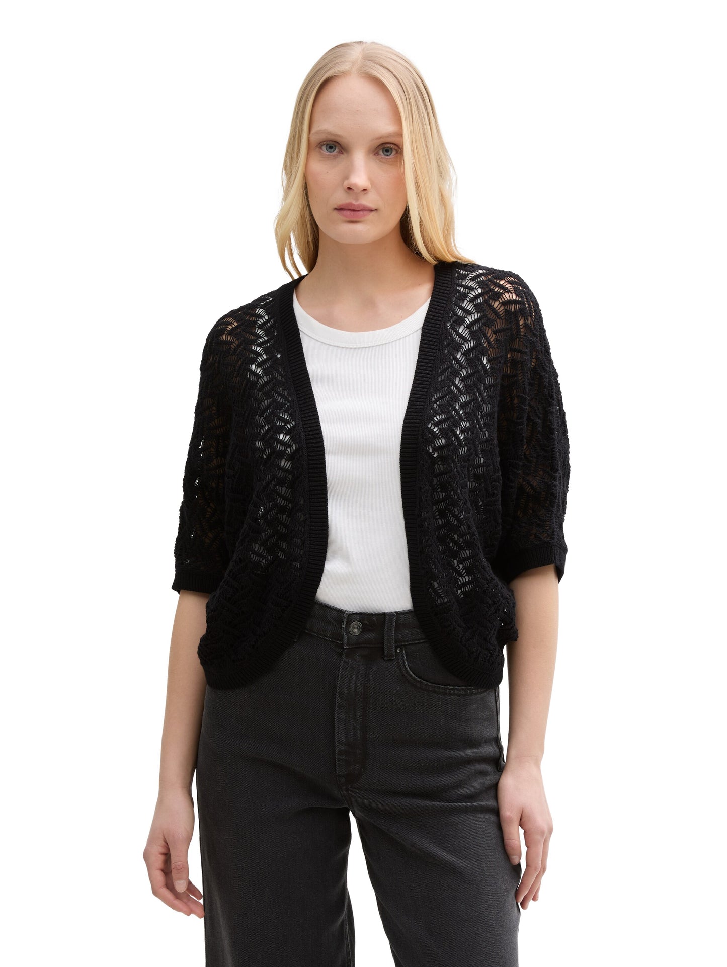 Loose Fit Bolero Cardigan