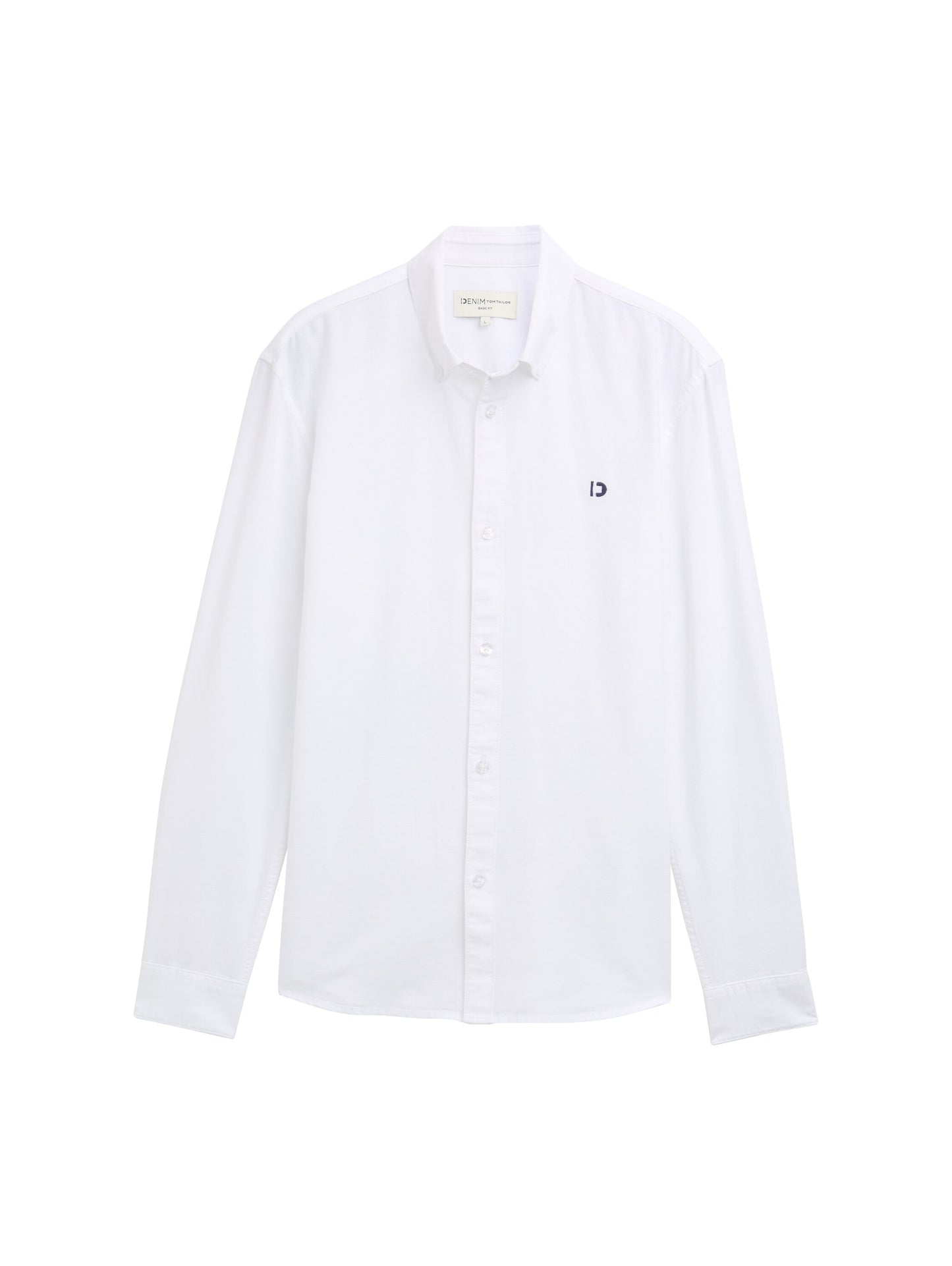 Oxford Hemd mit Logo-Stickerei